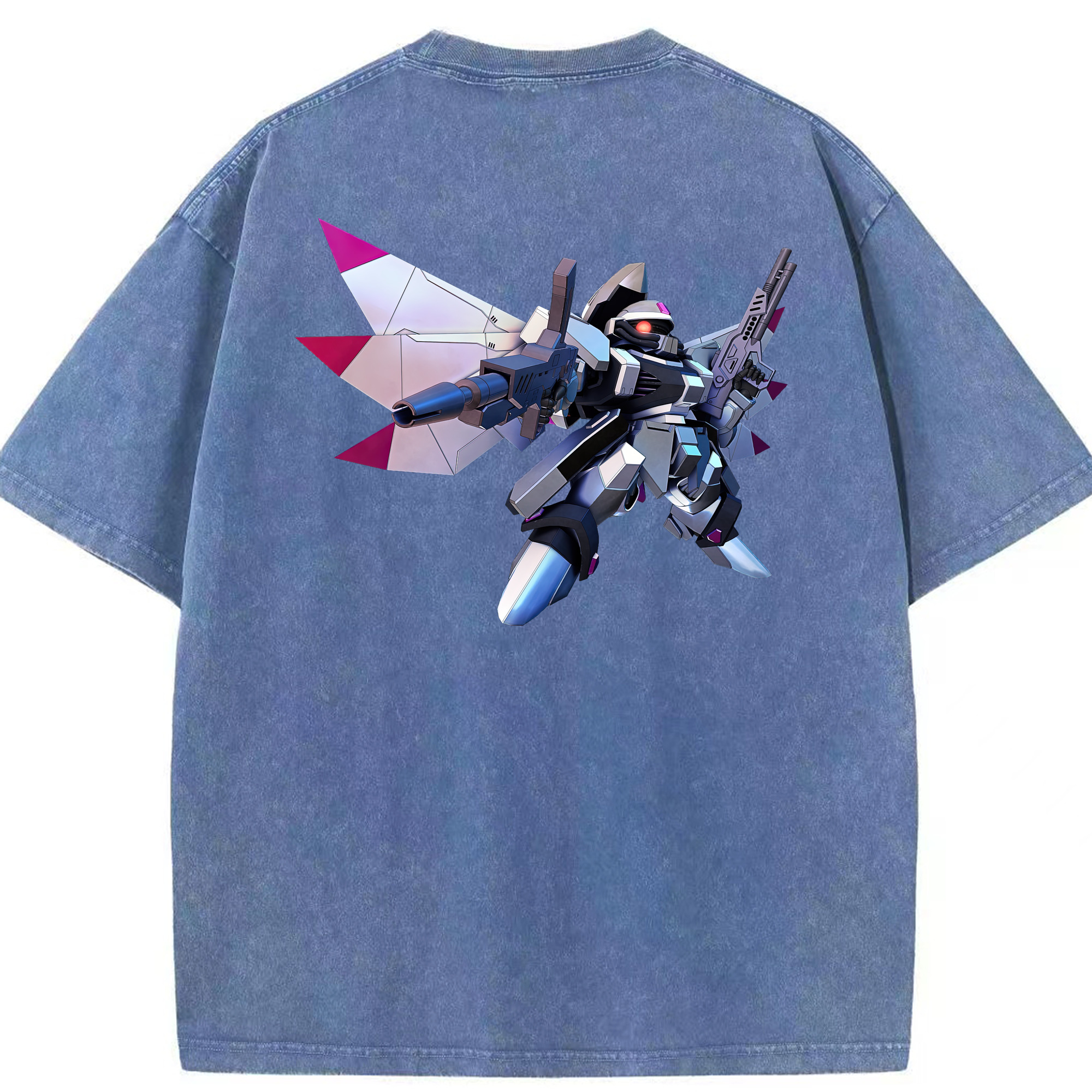（画像用） 機動戦士ガンダム Mobile Suit Gundam 綿100% ヴィンテージ風 半袖Tシャツ（背面プリント）