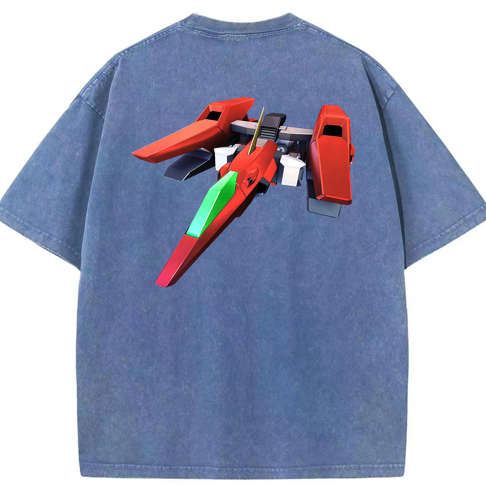 （画像用） 機動戦士ガンダム Mobile Suit Gundam 綿100% ヴィンテージ風 半袖Tシャツ（背面プリント）