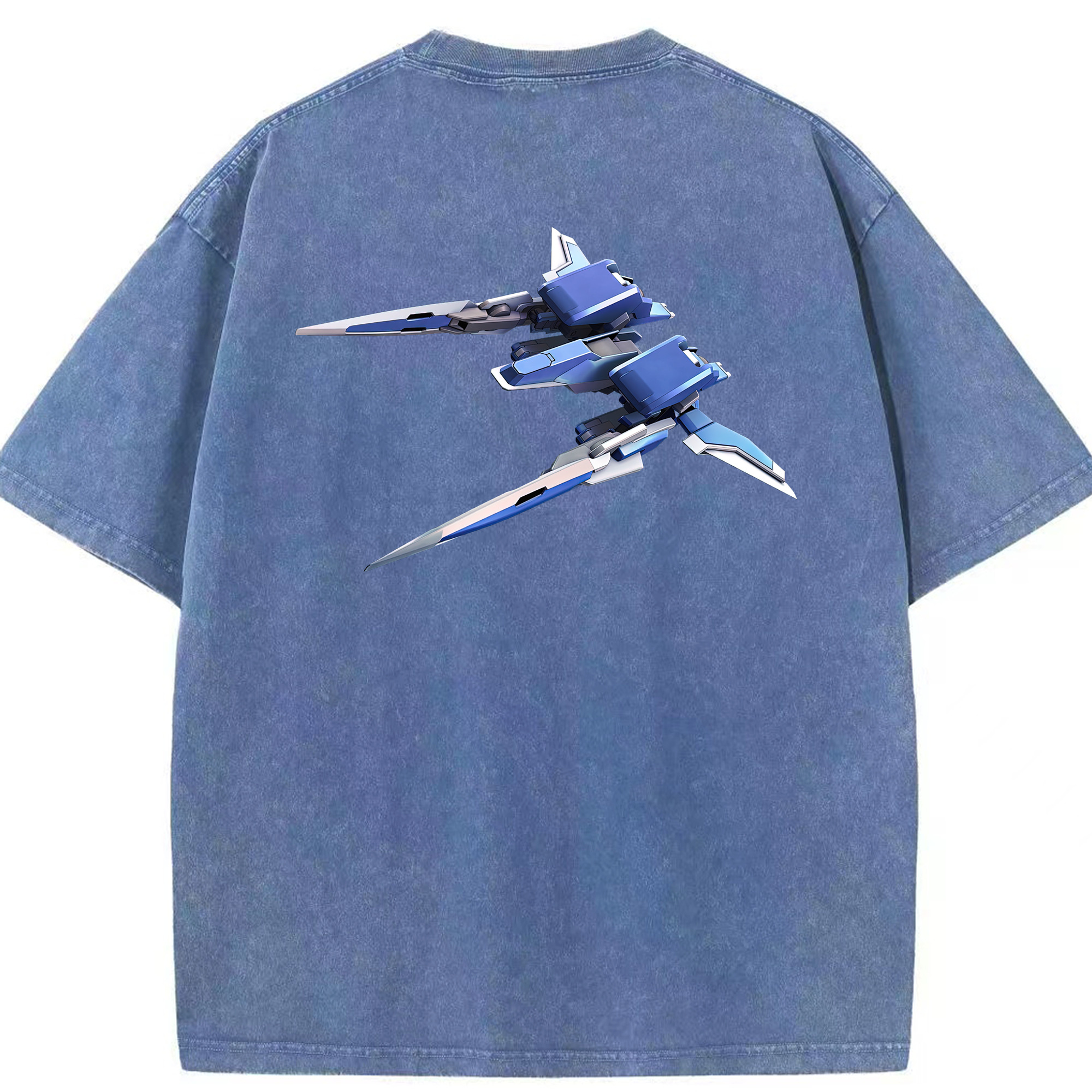 （画像用） 機動戦士ガンダム Mobile Suit Gundam 綿100% ヴィンテージ風 半袖Tシャツ（背面プリント）