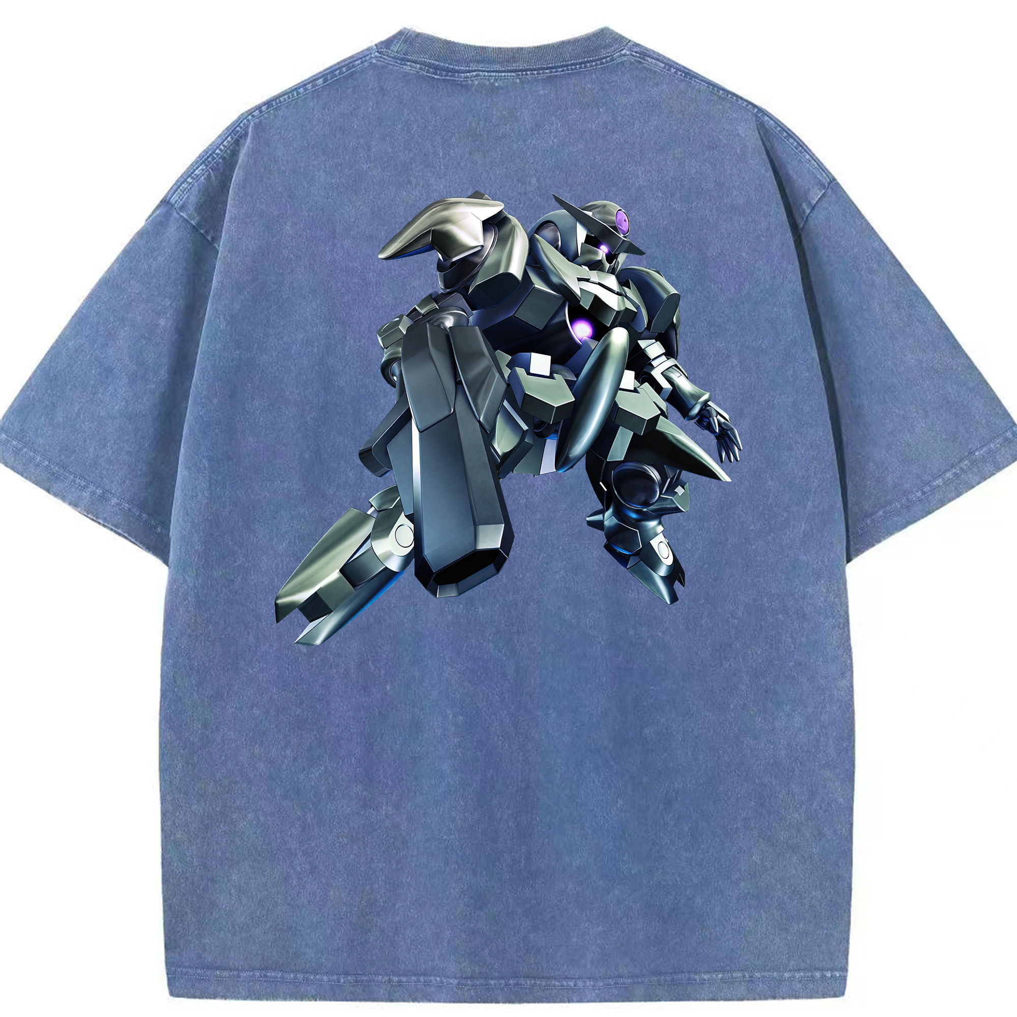 （画像用） 機動戦士ガンダム Mobile Suit Gundam 綿100% ヴィンテージ風 半袖Tシャツ（背面プリント）