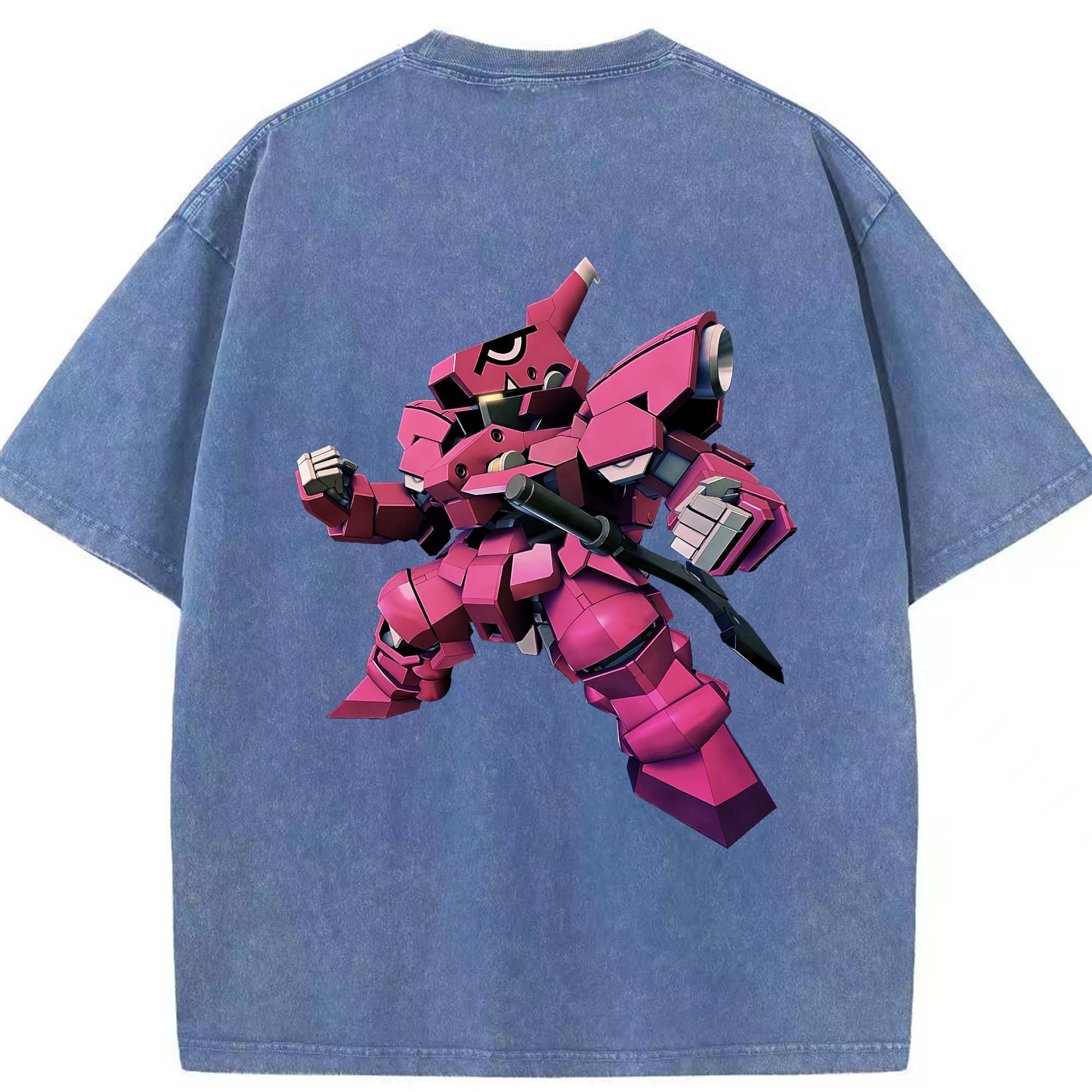 （画像用） 機動戦士ガンダム Mobile Suit Gundam 綿100% ヴィンテージ風 半袖Tシャツ（背面プリント）