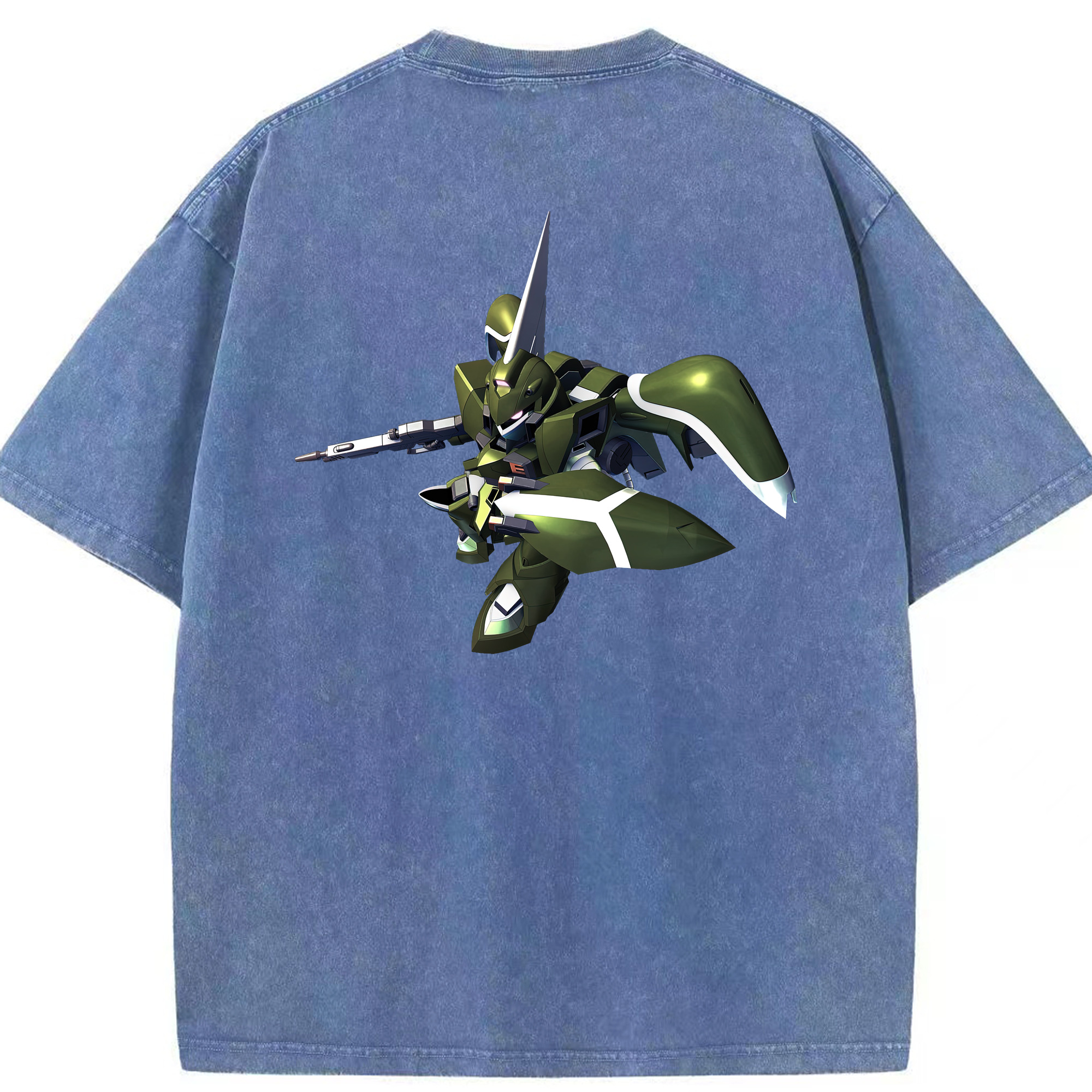 （画像用） 機動戦士ガンダム Mobile Suit Gundam 綿100% ヴィンテージ風 半袖Tシャツ（背面プリント）