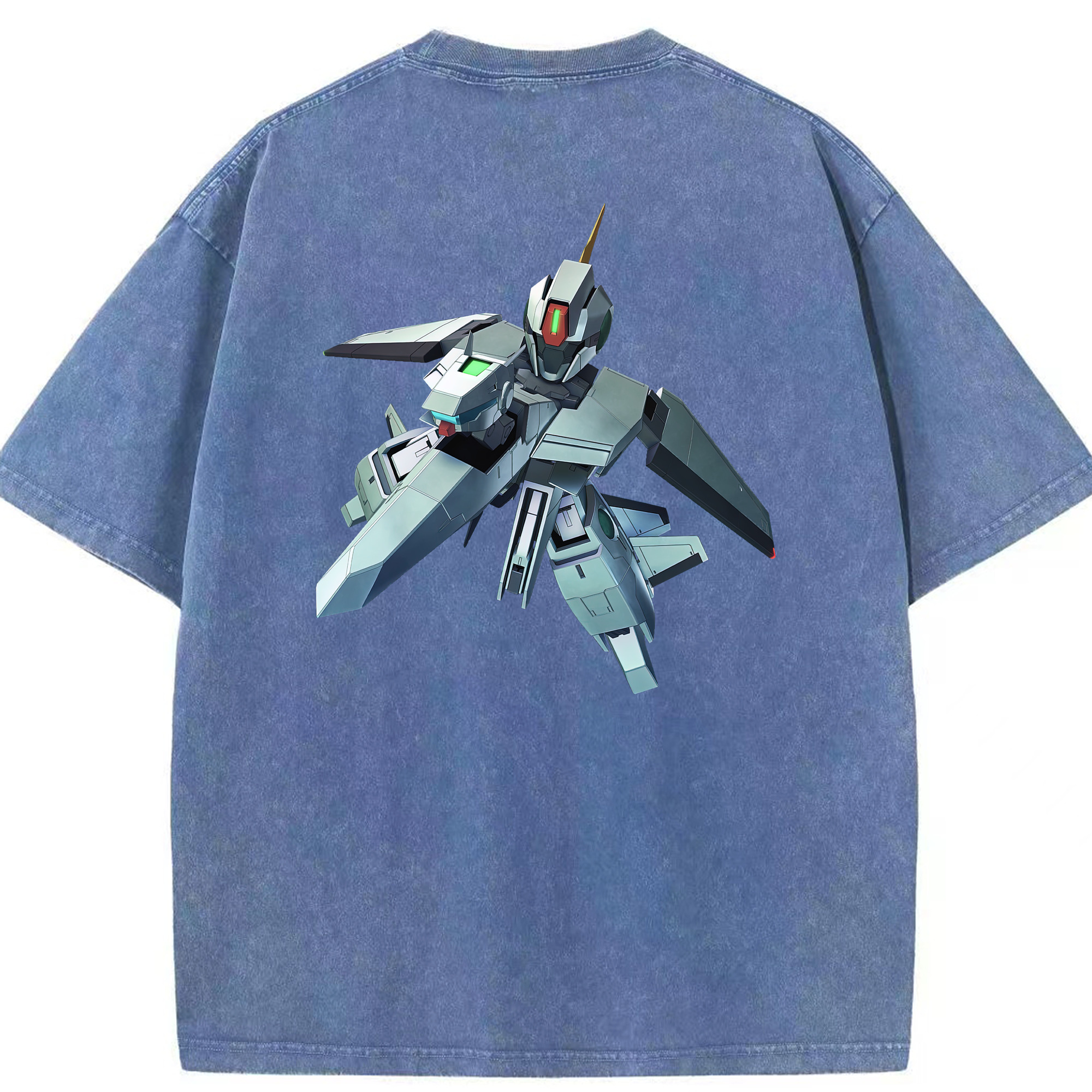 （画像用） 機動戦士ガンダム Mobile Suit Gundam 綿100% ヴィンテージ風 半袖Tシャツ（背面プリント）