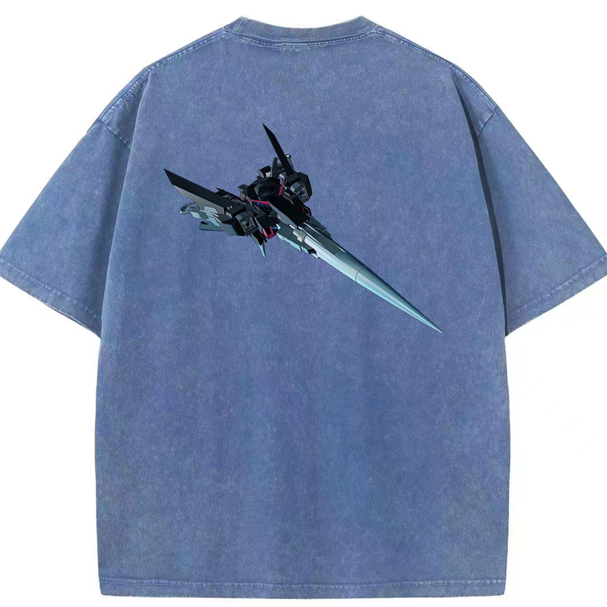 （画像用） 機動戦士ガンダム Mobile Suit Gundam 綿100% ヴィンテージ風 半袖Tシャツ（背面プリント）