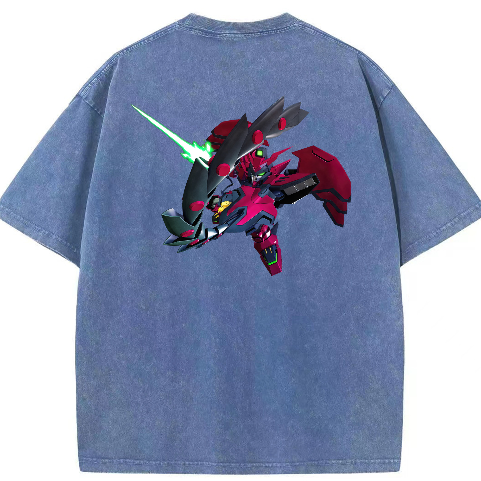 （画像用） 機動戦士ガンダム Mobile Suit Gundam 綿100% ヴィンテージ風 半袖Tシャツ（背面プリント）
