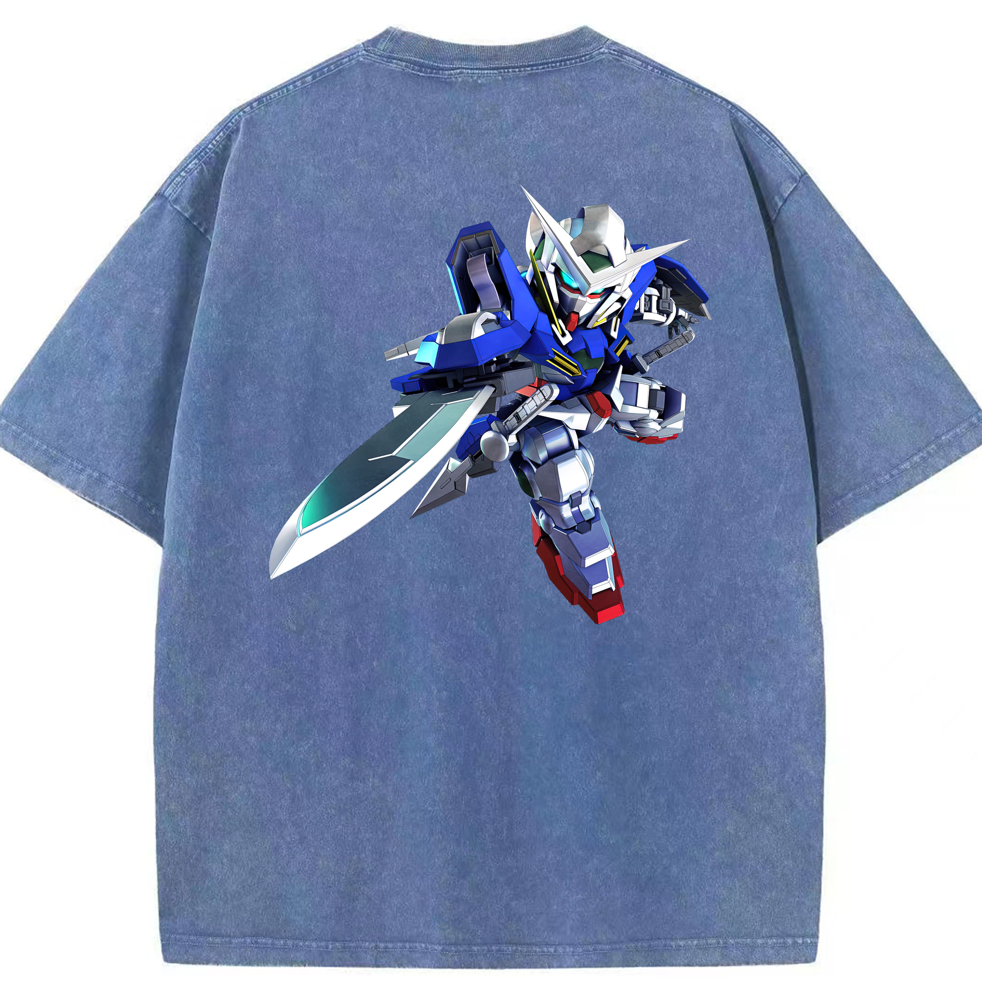 （画像用） 機動戦士ガンダム Mobile Suit Gundam 綿100% ヴィンテージ風 半袖Tシャツ（背面プリント）