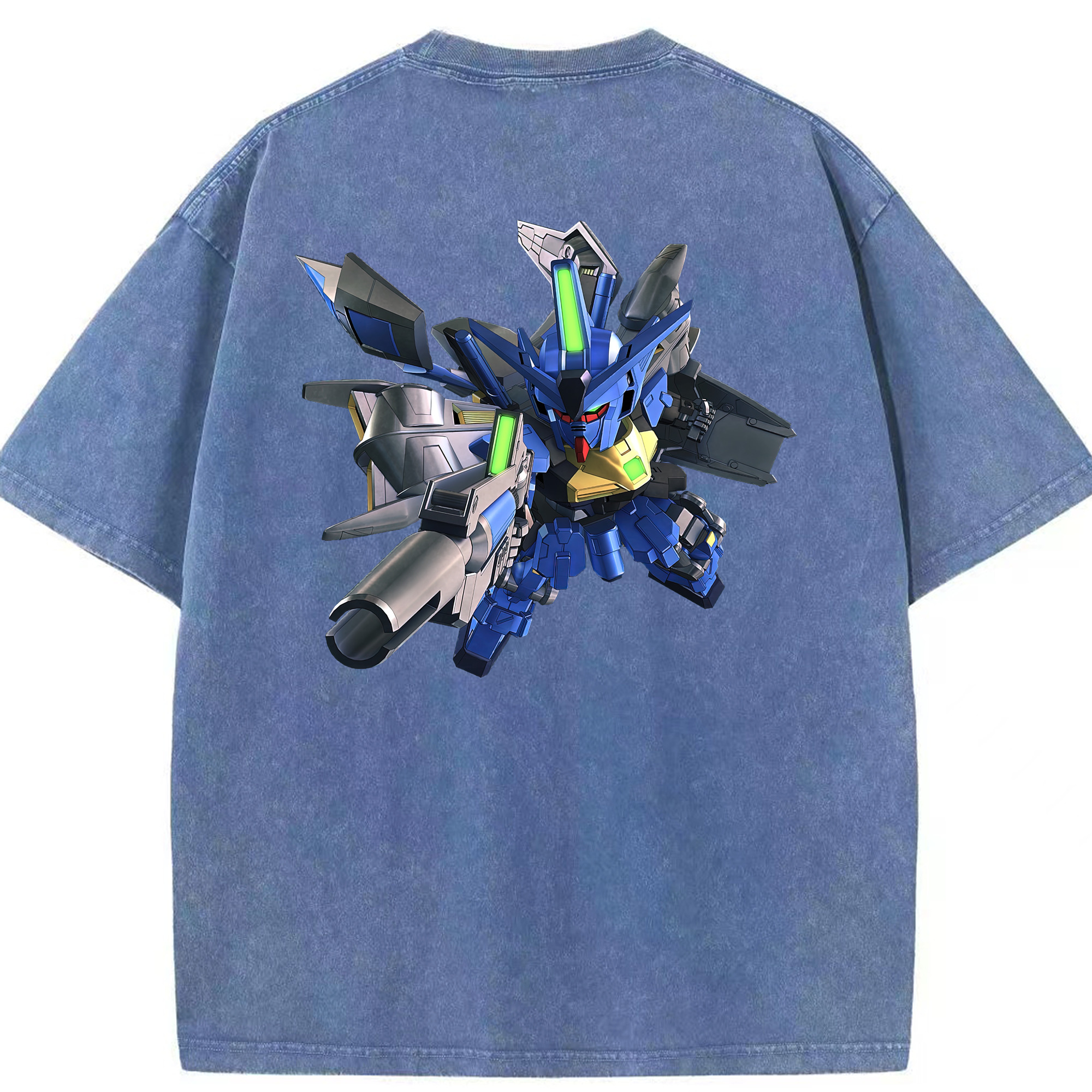（画像用） 機動戦士ガンダム Mobile Suit Gundam 綿100% ヴィンテージ風 半袖Tシャツ（背面プリント）