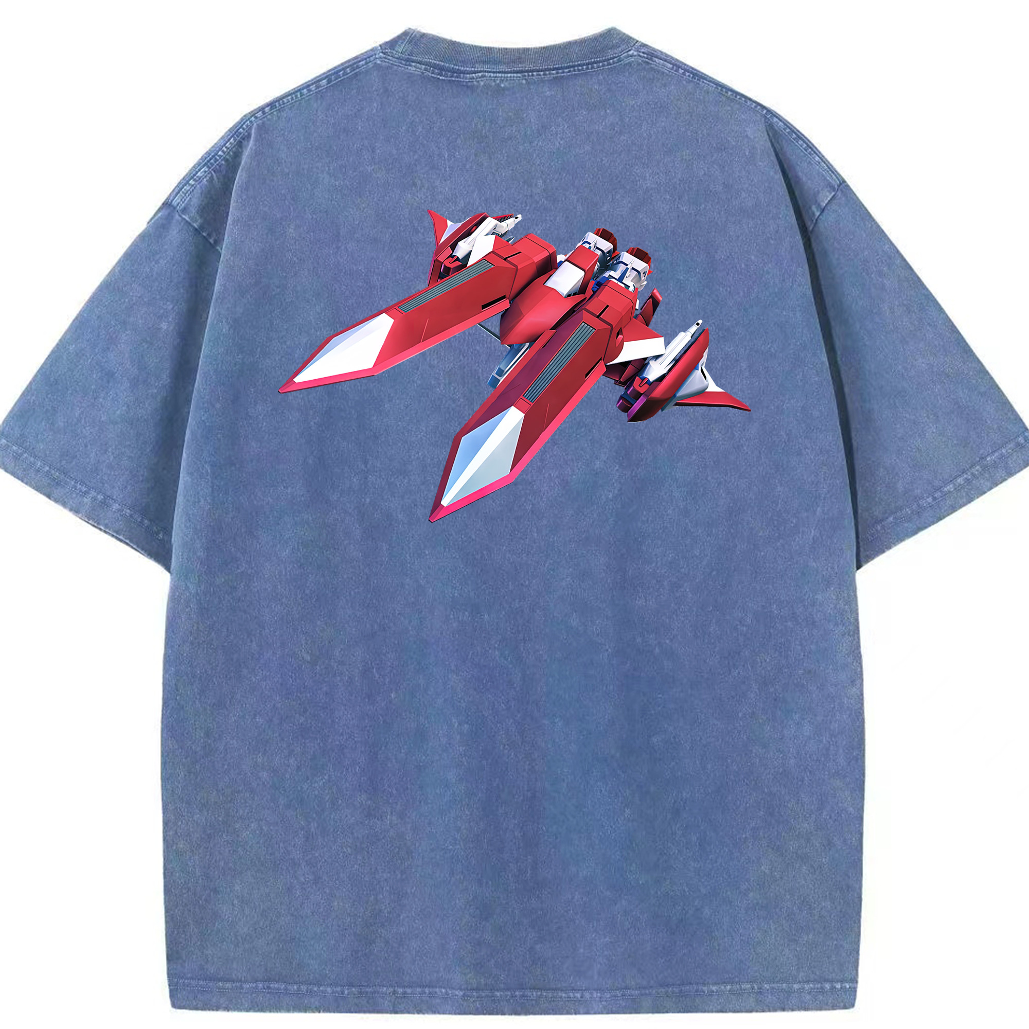 （画像用） 機動戦士ガンダム Mobile Suit Gundam 綿100% ヴィンテージ風 半袖Tシャツ（背面プリント）