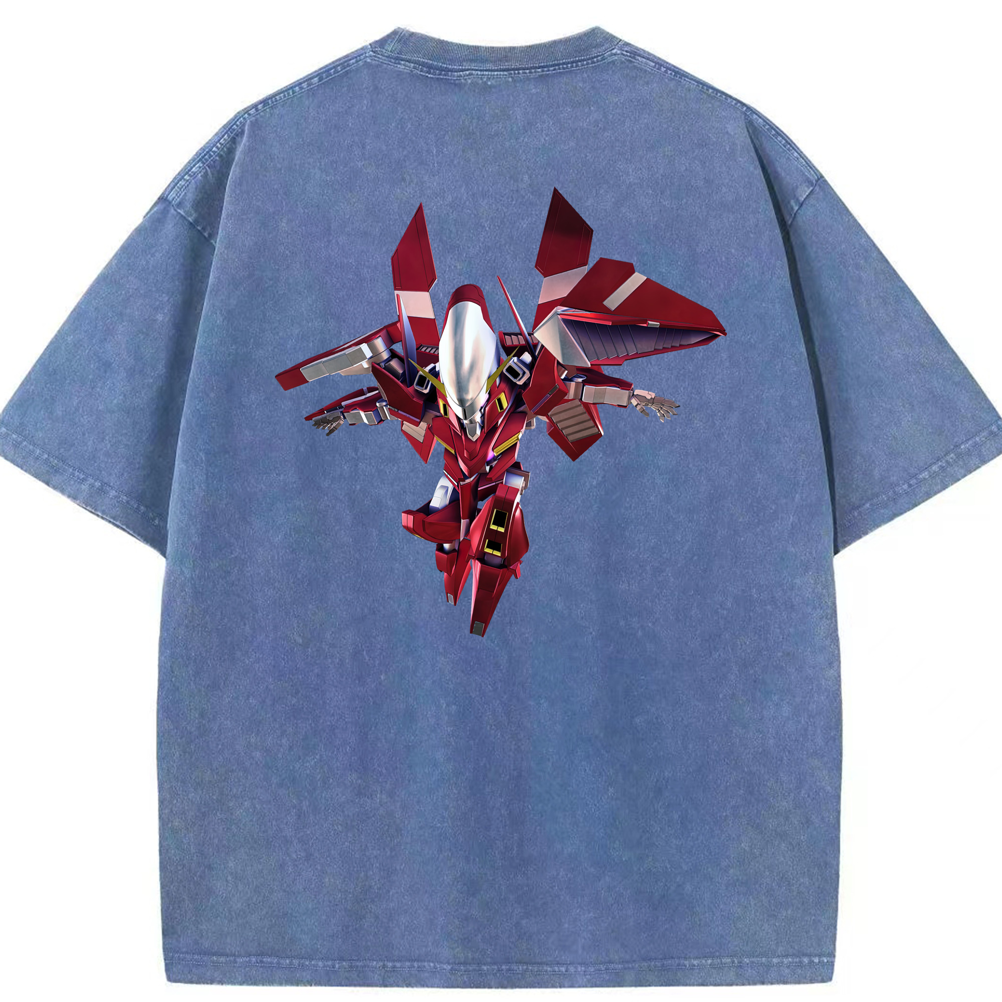 （画像用） 機動戦士ガンダム Mobile Suit Gundam 綿100% ヴィンテージ風 半袖Tシャツ（背面プリント）