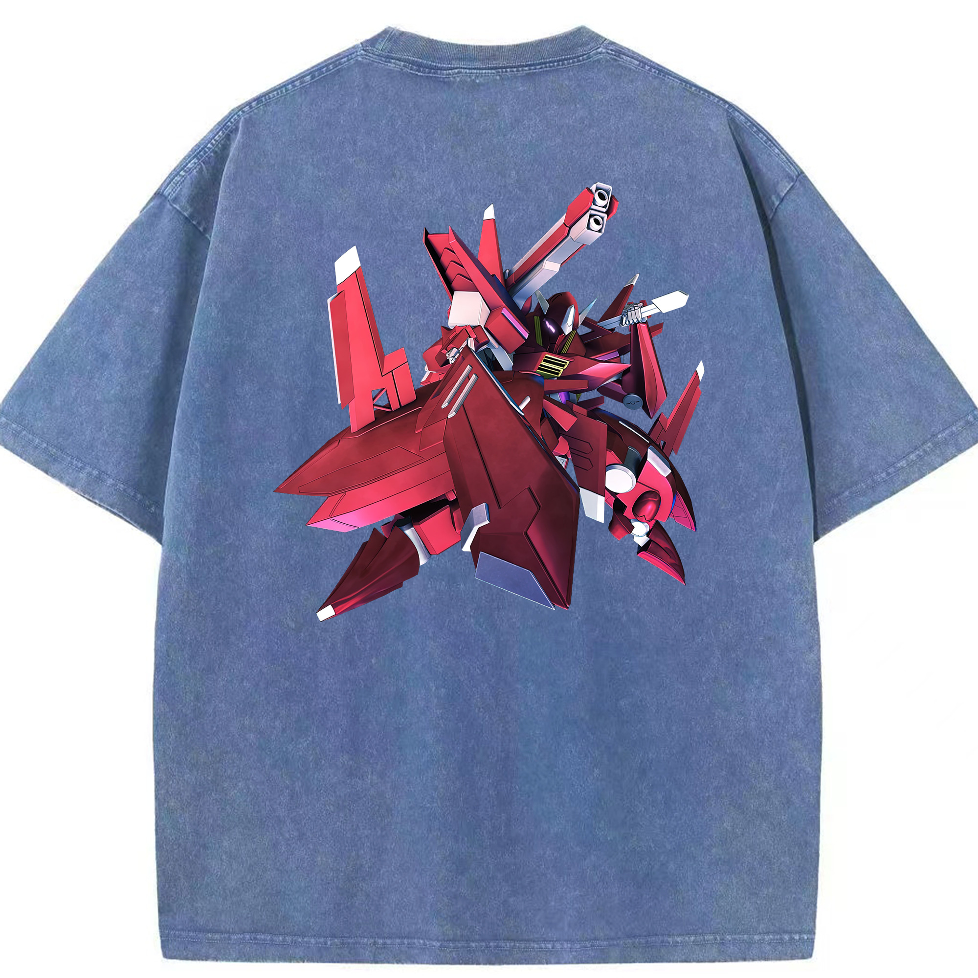 （画像用） 機動戦士ガンダム Mobile Suit Gundam 綿100% ヴィンテージ風 半袖Tシャツ（背面プリント）