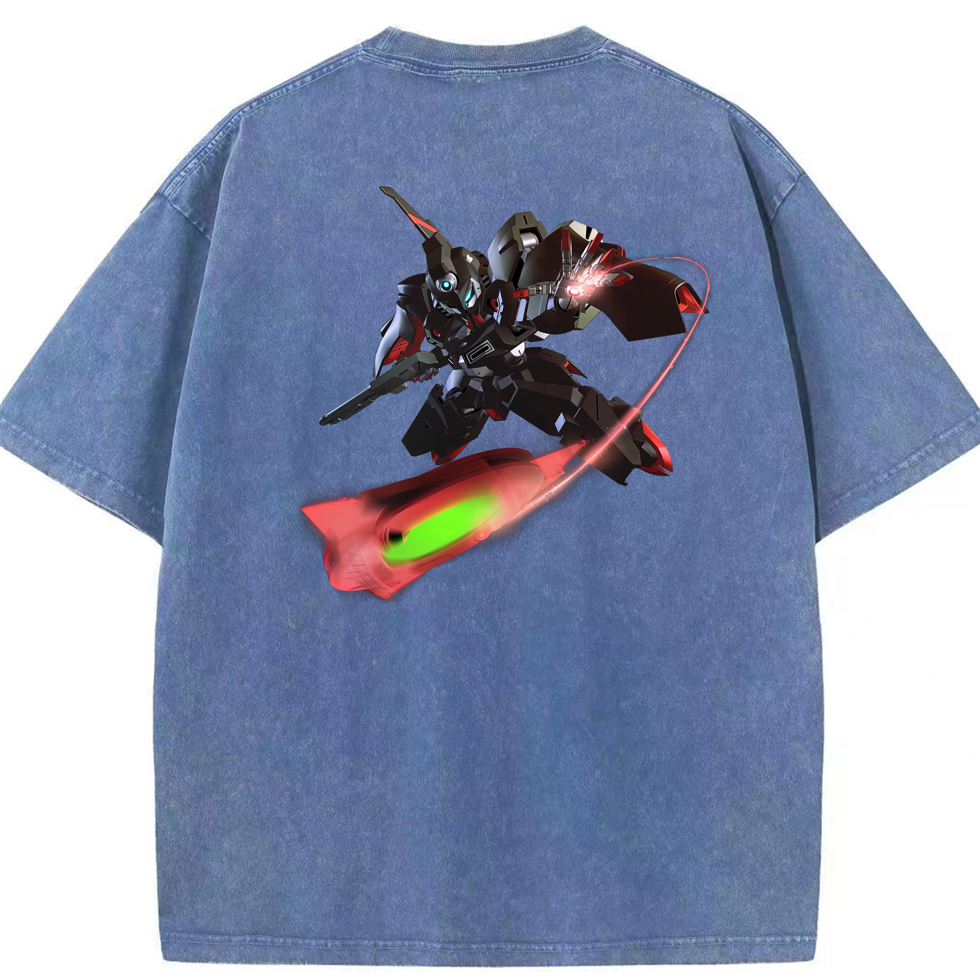 （画像用） 機動戦士ガンダム Mobile Suit Gundam 綿100% ヴィンテージ風 半袖Tシャツ（背面プリント）