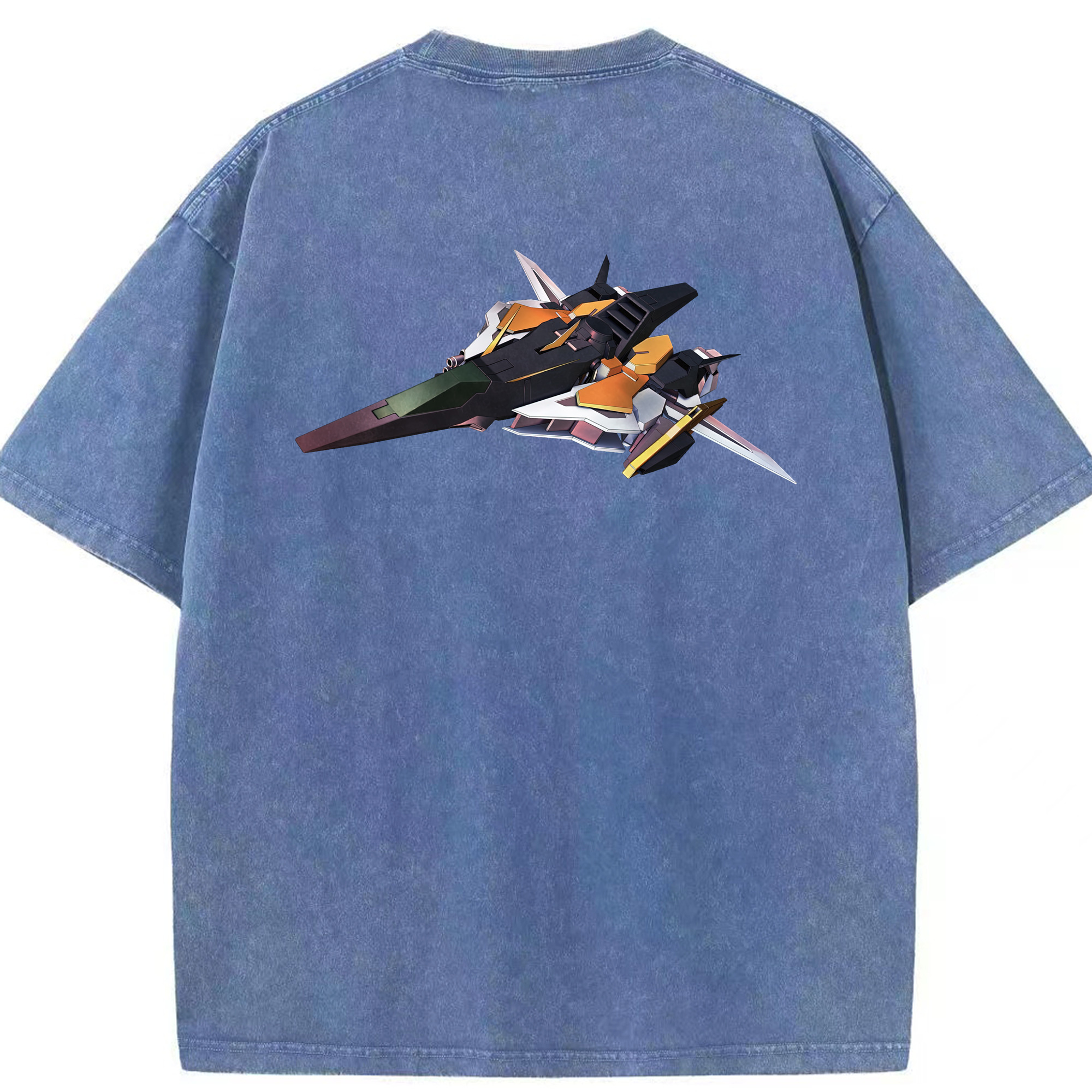 （画像用） 機動戦士ガンダム Mobile Suit Gundam 綿100% ヴィンテージ風 半袖Tシャツ（背面プリント）