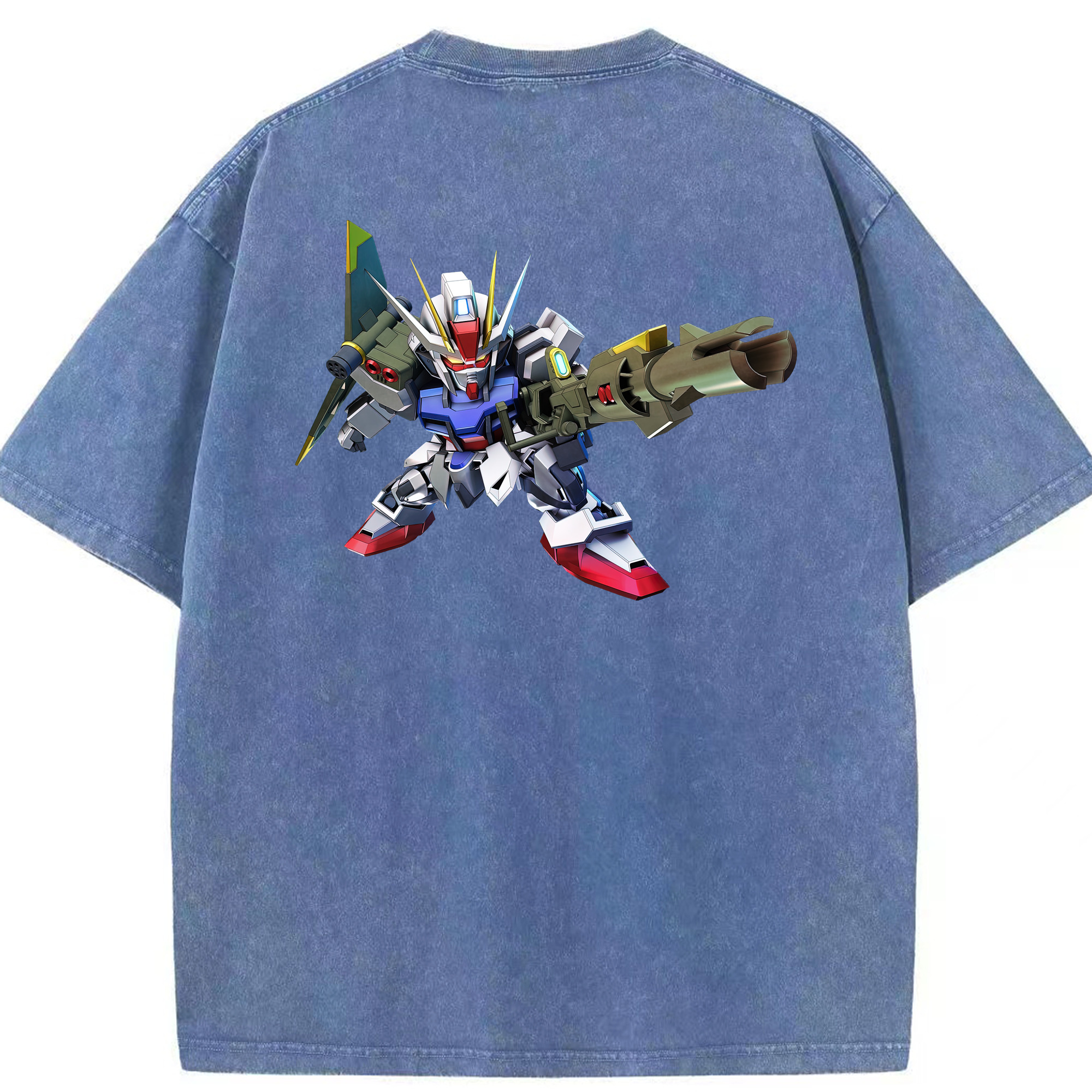 （画像用） 機動戦士ガンダム Mobile Suit Gundam 綿100% ヴィンテージ風 半袖Tシャツ（背面プリント）