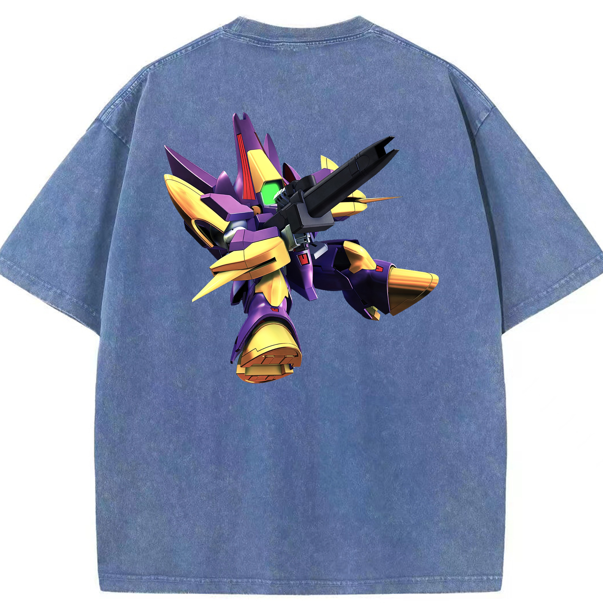 （画像用） 機動戦士ガンダム Mobile Suit Gundam 綿100% ヴィンテージ風 半袖Tシャツ（背面プリント）