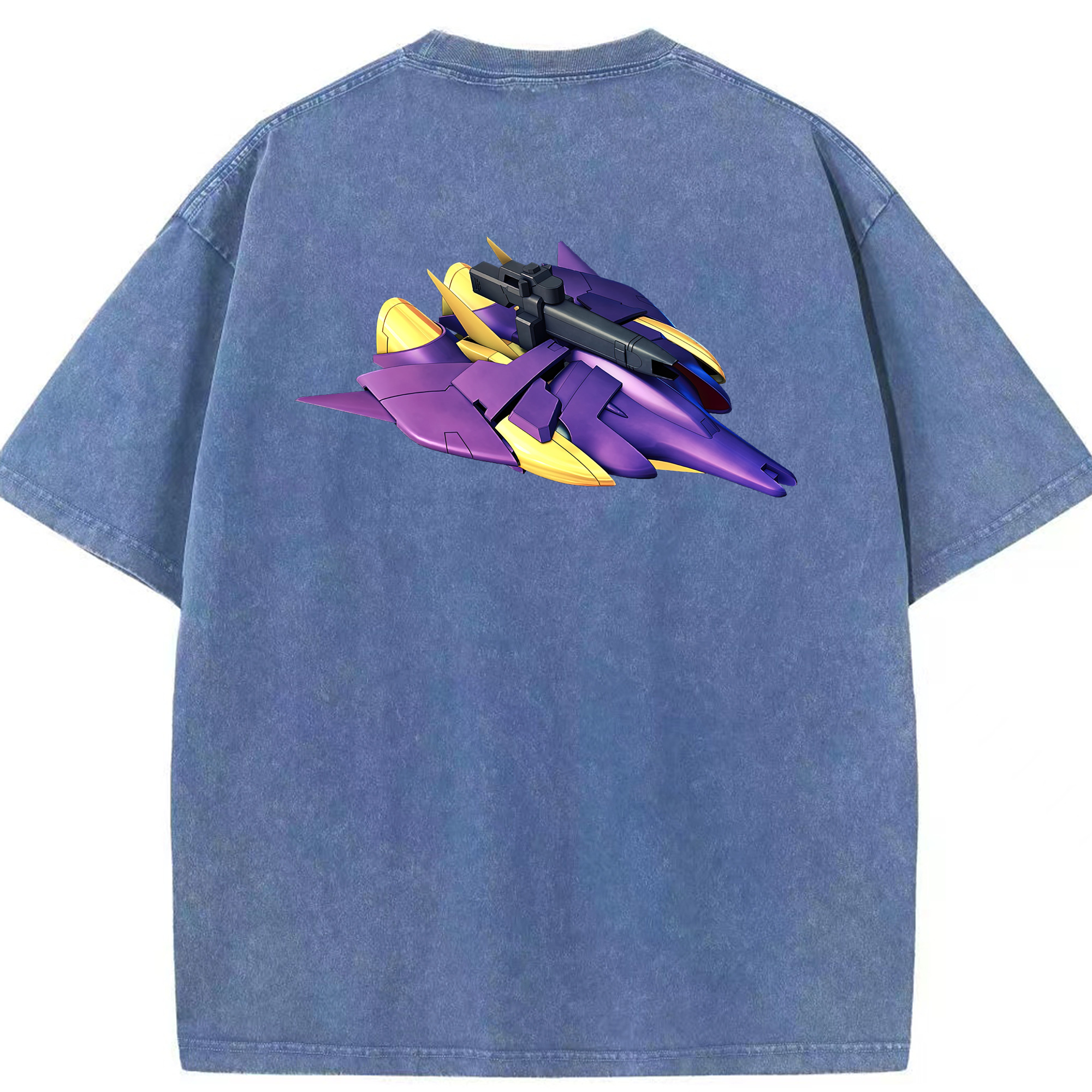 （画像用） 機動戦士ガンダム Mobile Suit Gundam 綿100% ヴィンテージ風 半袖Tシャツ（背面プリント）