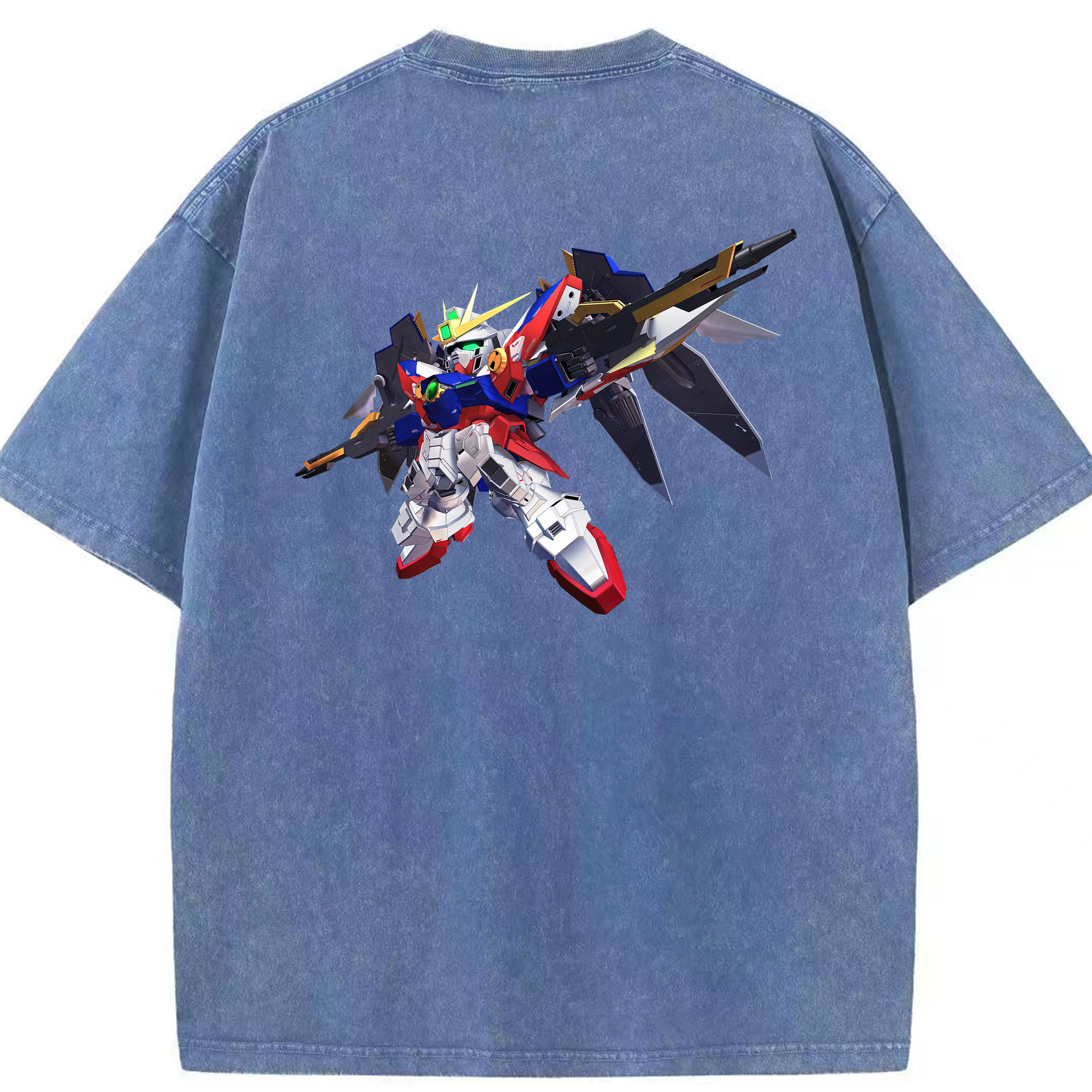 （画像用） 機動戦士ガンダム Mobile Suit Gundam 綿100% ヴィンテージ風 半袖Tシャツ（背面プリント）
