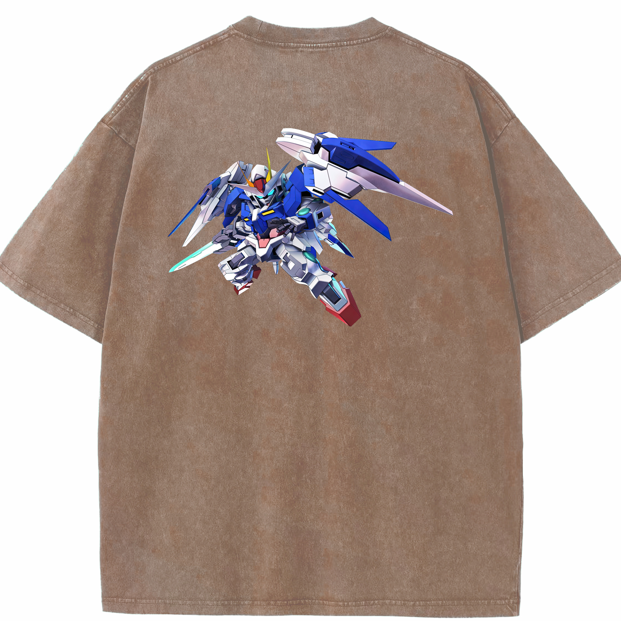 （画像用） 機動戦士ガンダム Mobile Suit Gundam 綿100% ヴィンテージ風 半袖Tシャツ（背面プリント）
