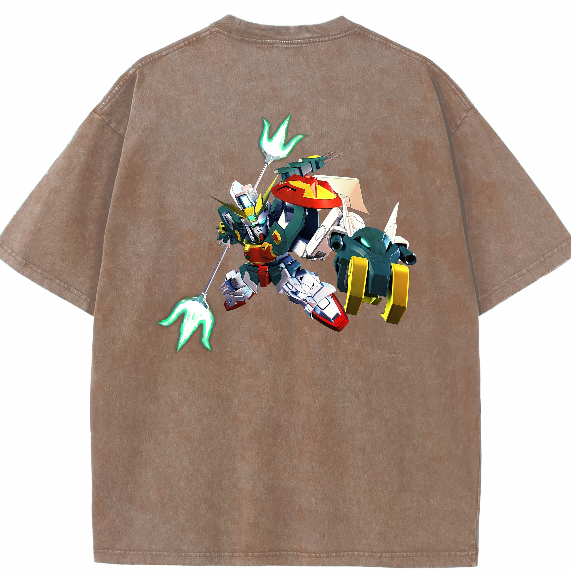 （画像用） 機動戦士ガンダム Mobile Suit Gundam 綿100% ヴィンテージ風 半袖Tシャツ（背面プリント）