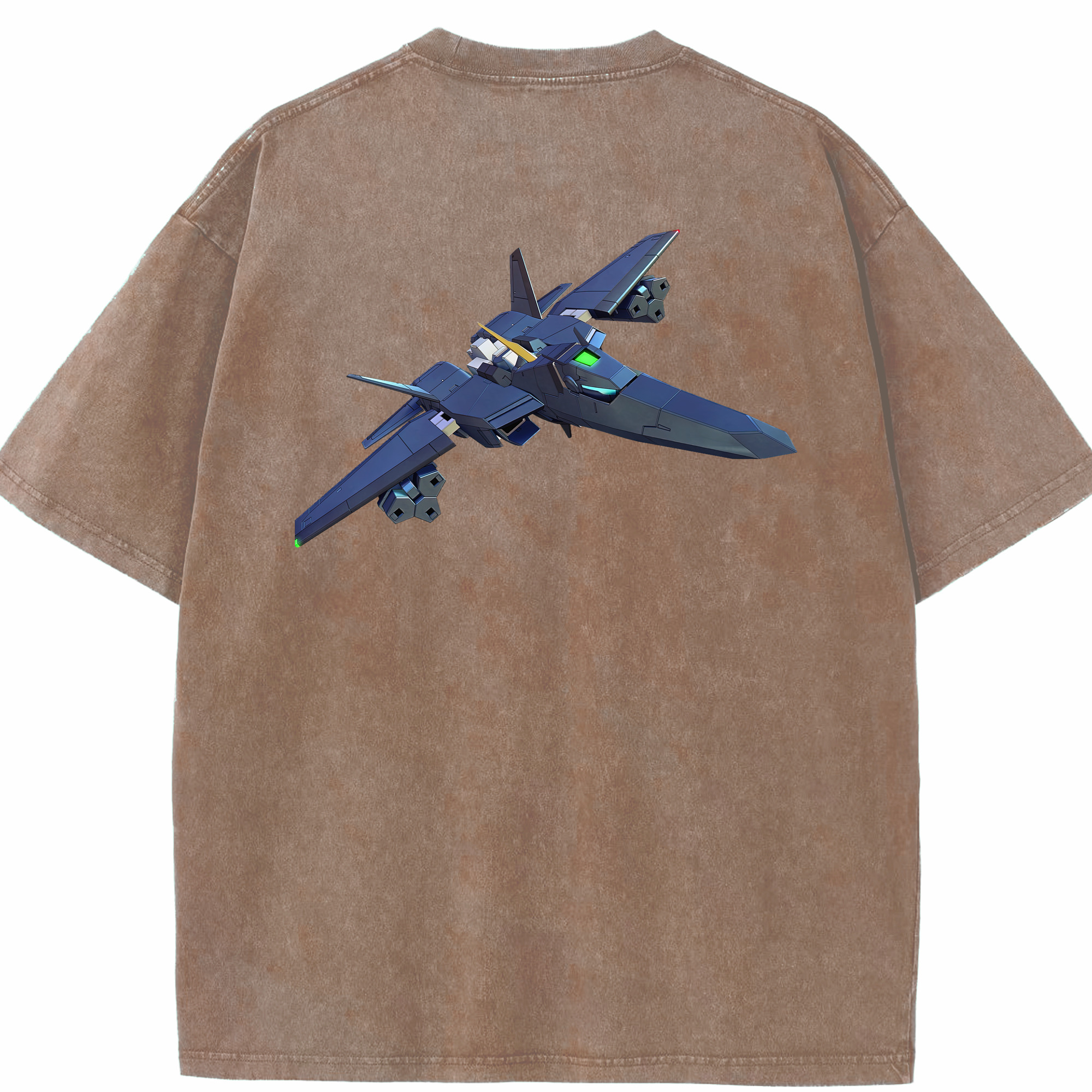 （画像用） 機動戦士ガンダム Mobile Suit Gundam 綿100% ヴィンテージ風 半袖Tシャツ（背面プリント）