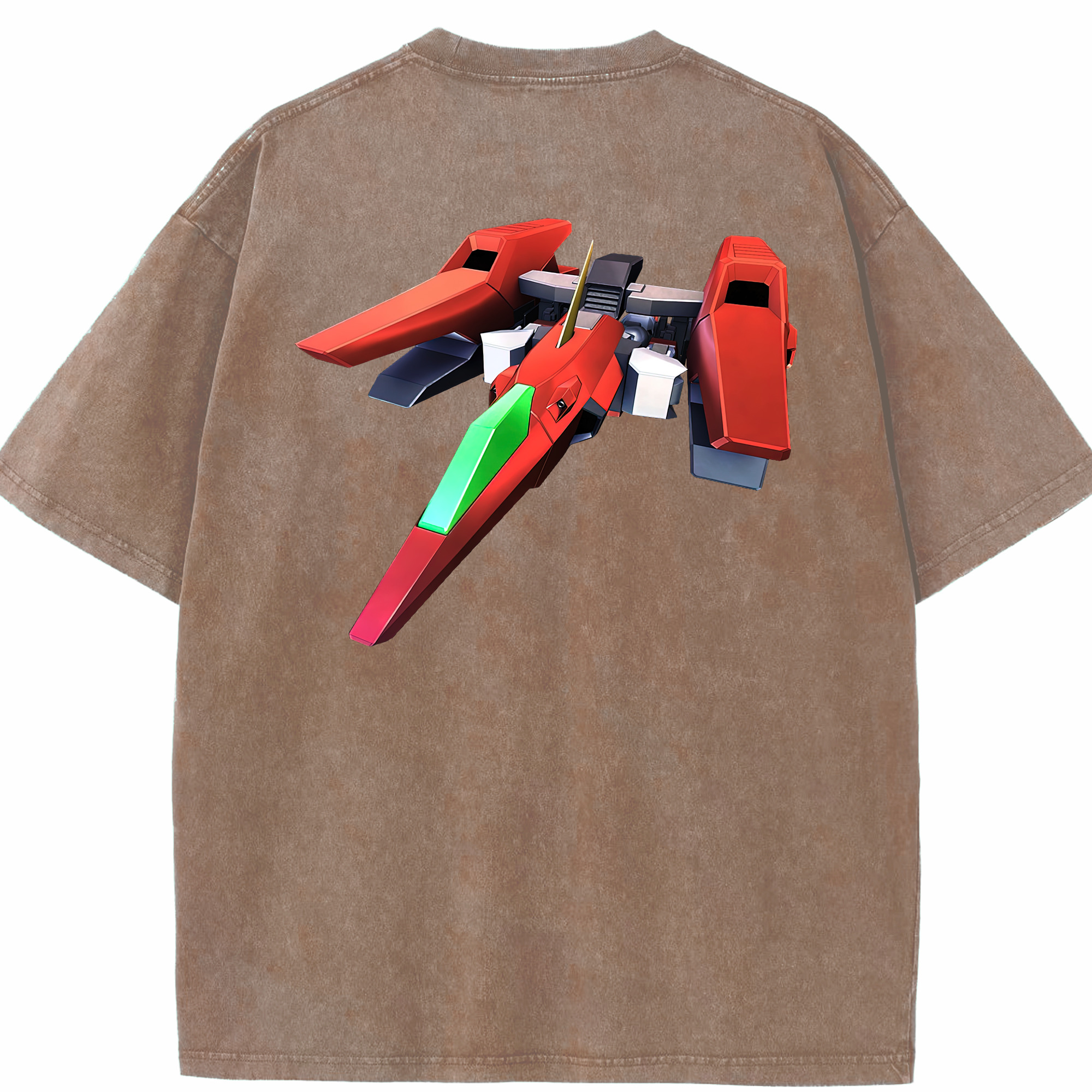 （画像用） 機動戦士ガンダム Mobile Suit Gundam 綿100% ヴィンテージ風 半袖Tシャツ（背面プリント）
