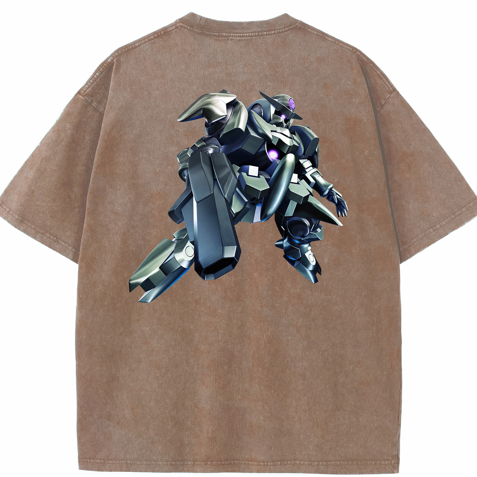 （画像用） 機動戦士ガンダム Mobile Suit Gundam 綿100% ヴィンテージ風 半袖Tシャツ（背面プリント）
