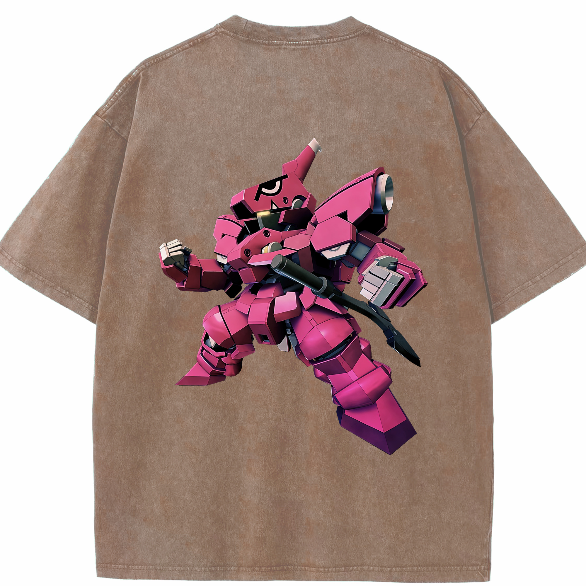 （画像用） 機動戦士ガンダム Mobile Suit Gundam 綿100% ヴィンテージ風 半袖Tシャツ（背面プリント）