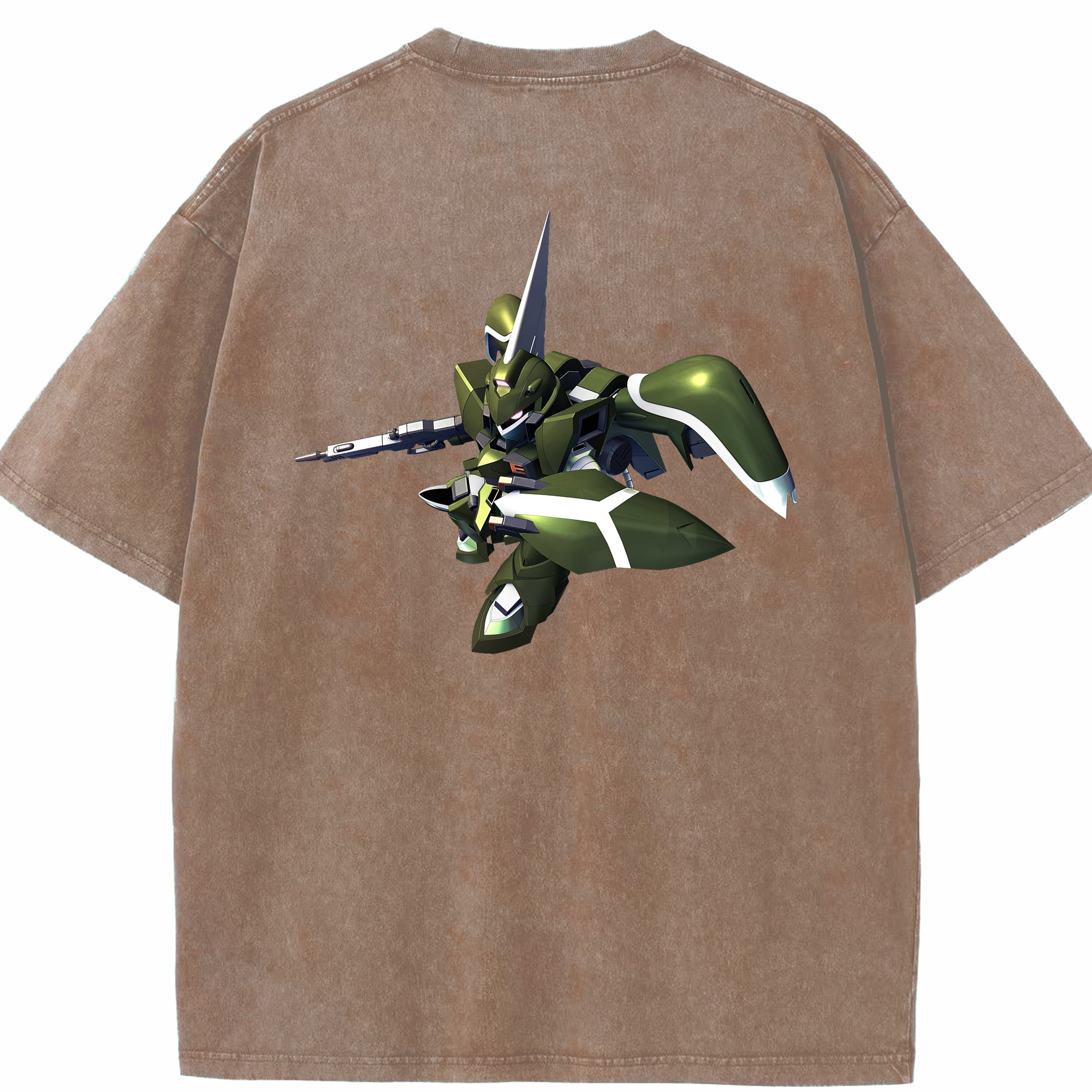 （画像用） 機動戦士ガンダム Mobile Suit Gundam 綿100% ヴィンテージ風 半袖Tシャツ（背面プリント）