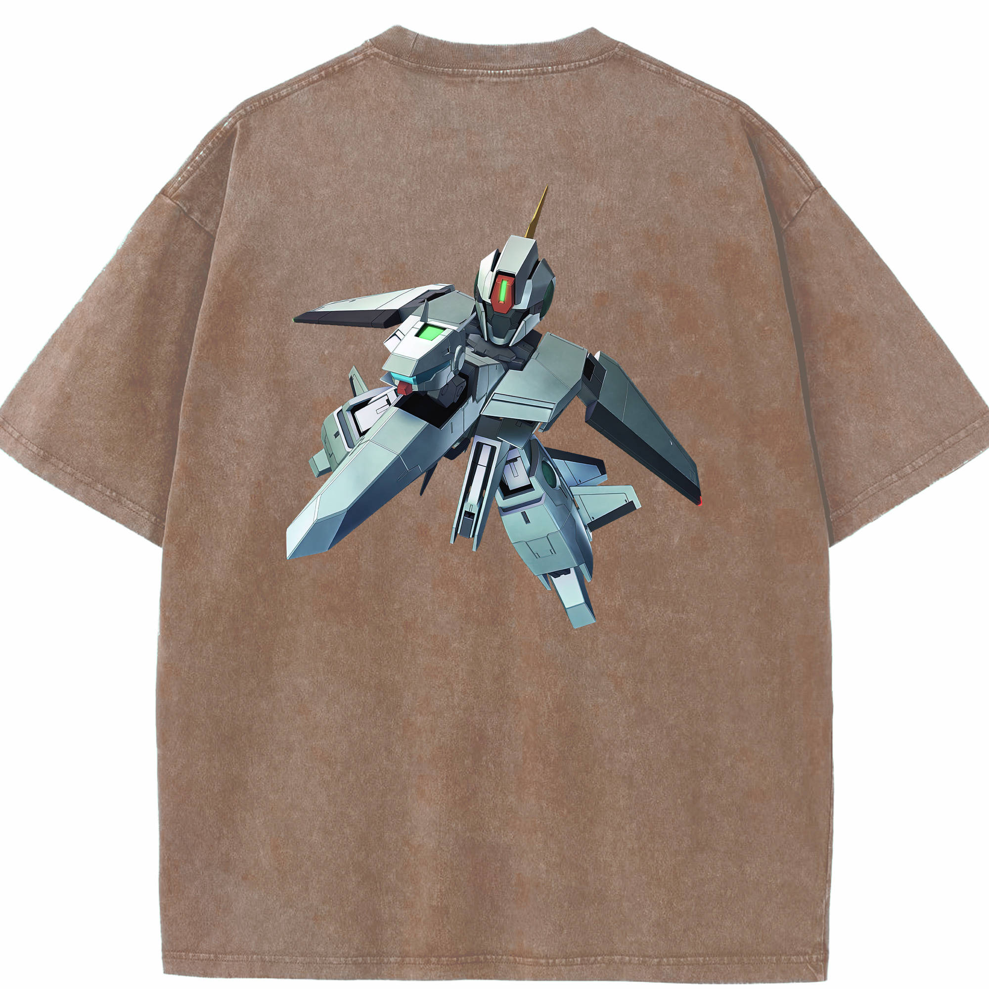 （画像用） 機動戦士ガンダム Mobile Suit Gundam 綿100% ヴィンテージ風 半袖Tシャツ（背面プリント）