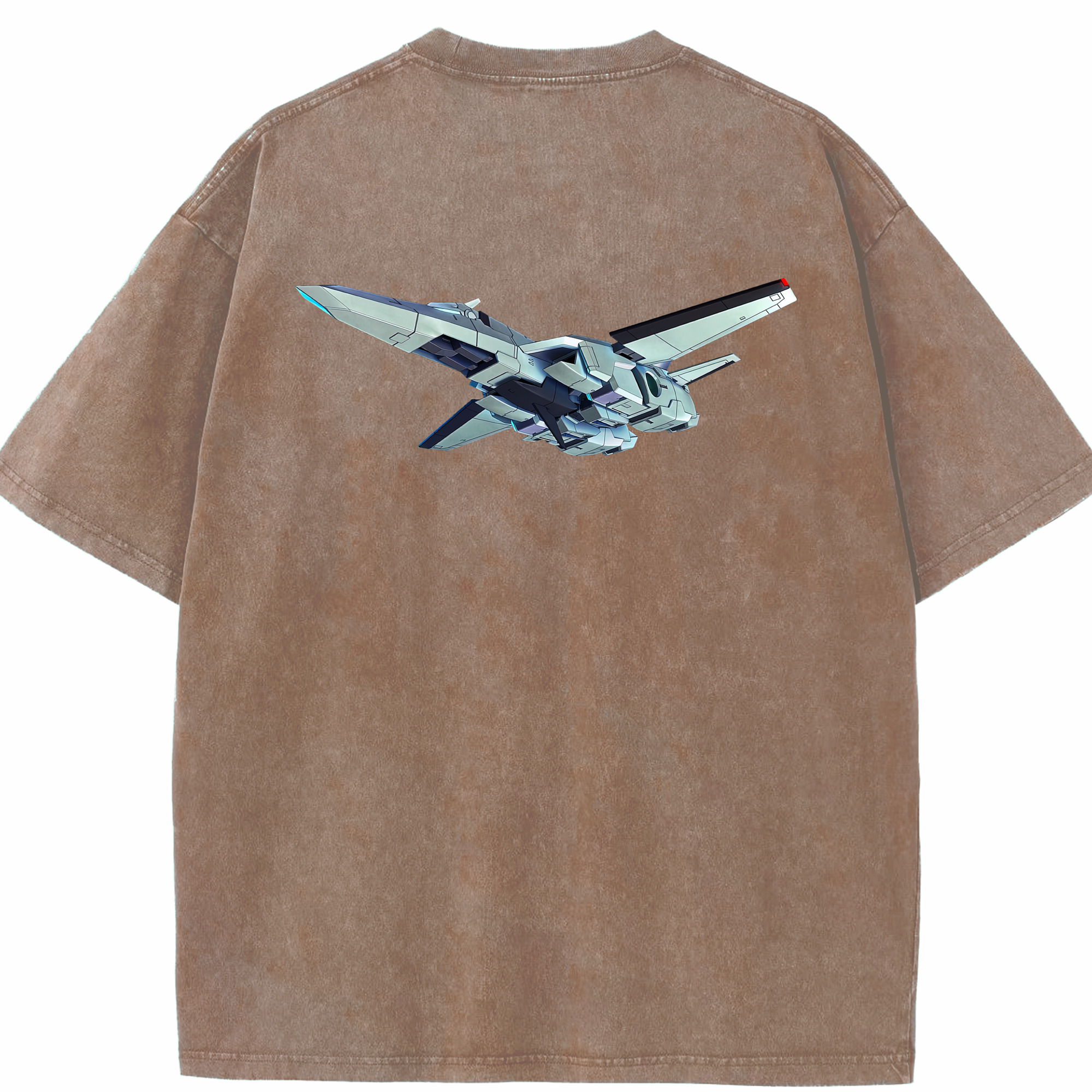 （画像用） 機動戦士ガンダム Mobile Suit Gundam 綿100% ヴィンテージ風 半袖Tシャツ（背面プリント）