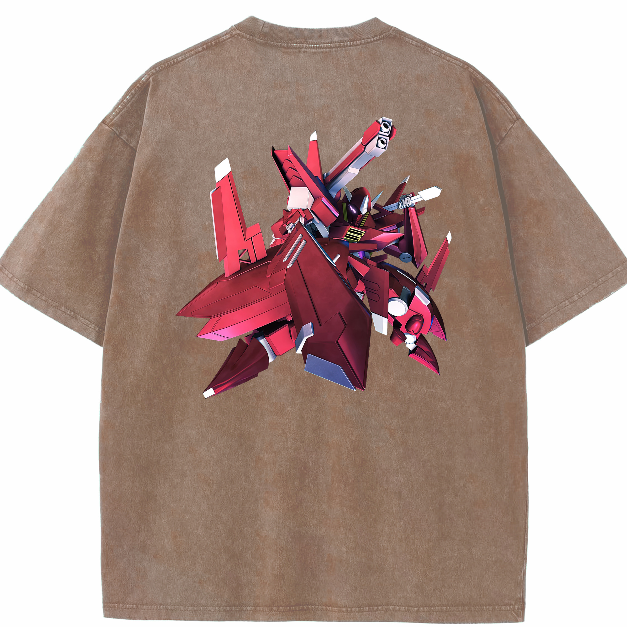 （画像用） 機動戦士ガンダム Mobile Suit Gundam 綿100% ヴィンテージ風 半袖Tシャツ（背面プリント）