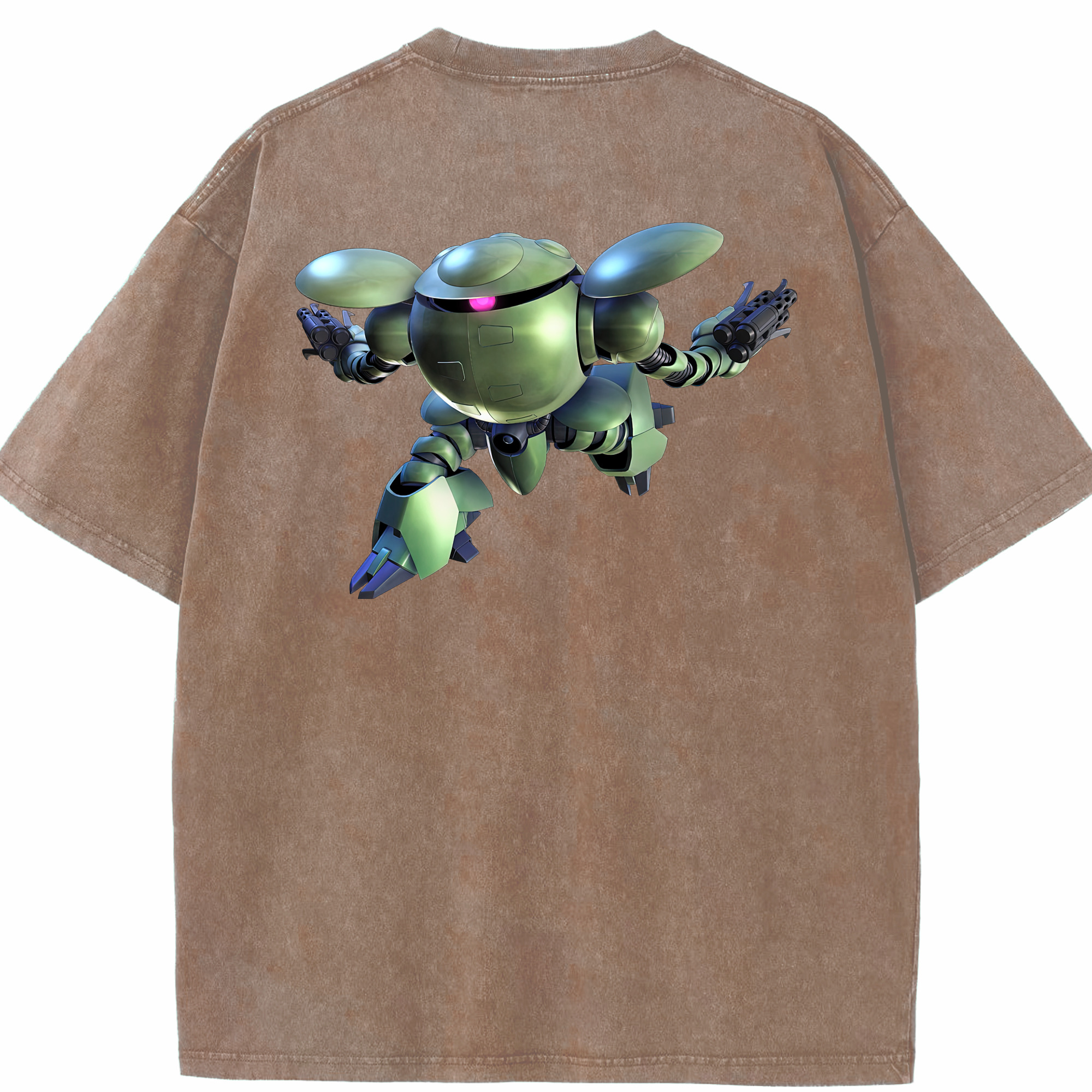 （画像用） 機動戦士ガンダム Mobile Suit Gundam 綿100% ヴィンテージ風 半袖Tシャツ（背面プリント）