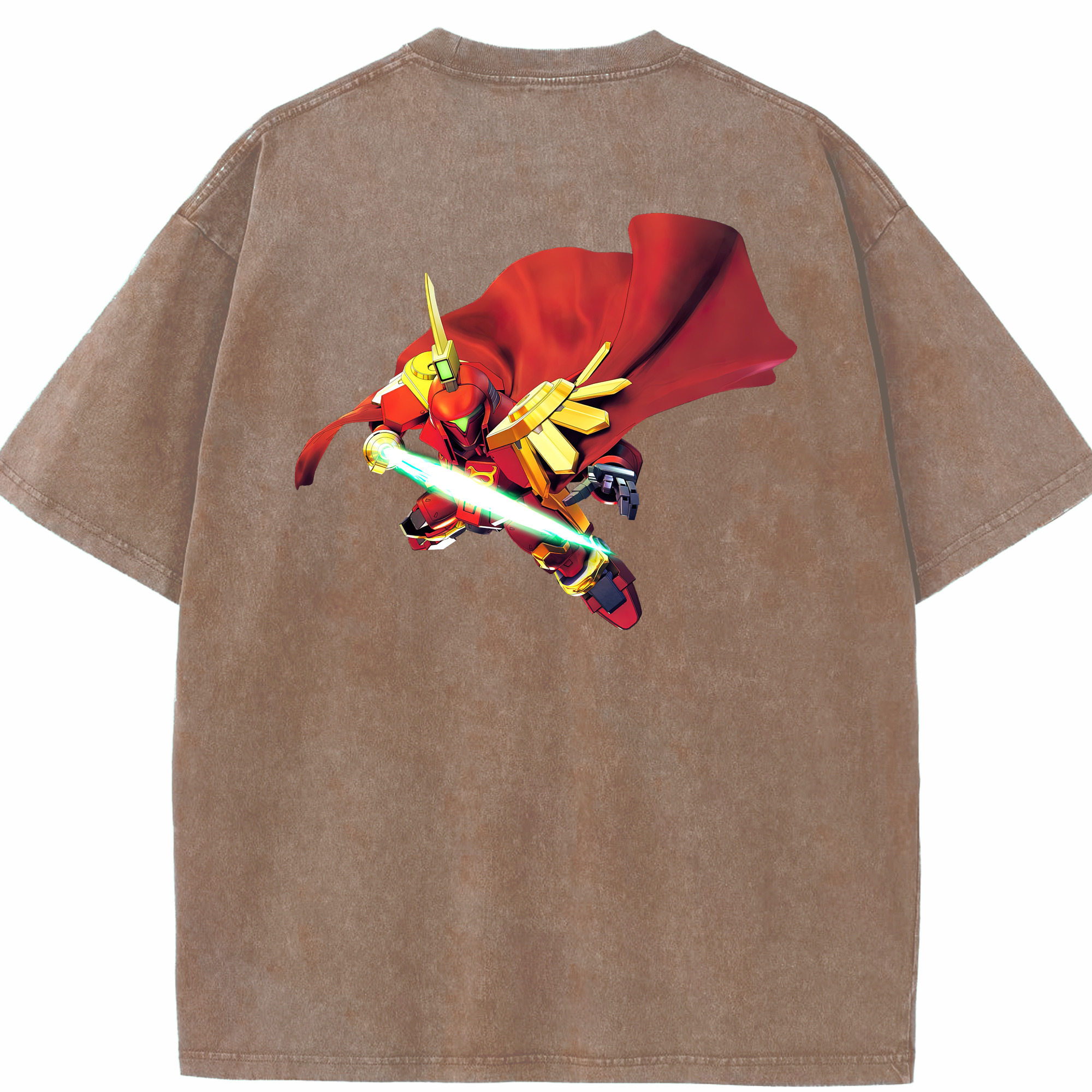 （画像用） 機動戦士ガンダム Mobile Suit Gundam 綿100% ヴィンテージ風 半袖Tシャツ（背面プリント）