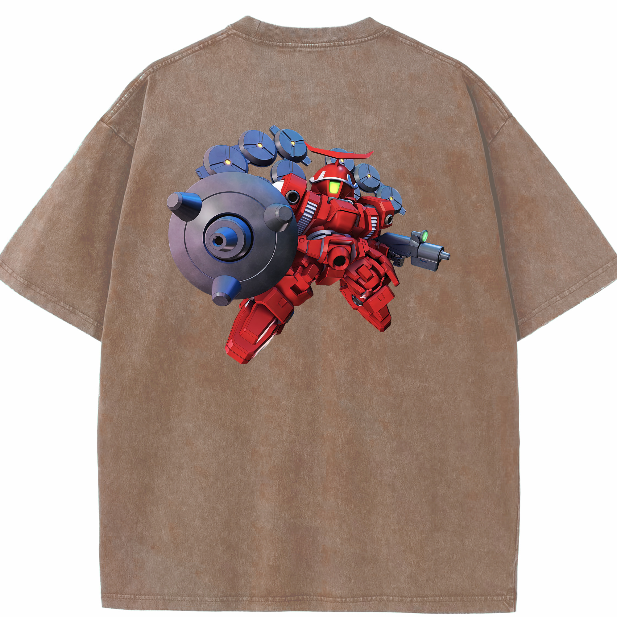（画像用） 機動戦士ガンダム Mobile Suit Gundam 綿100% ヴィンテージ風 半袖Tシャツ（背面プリント）