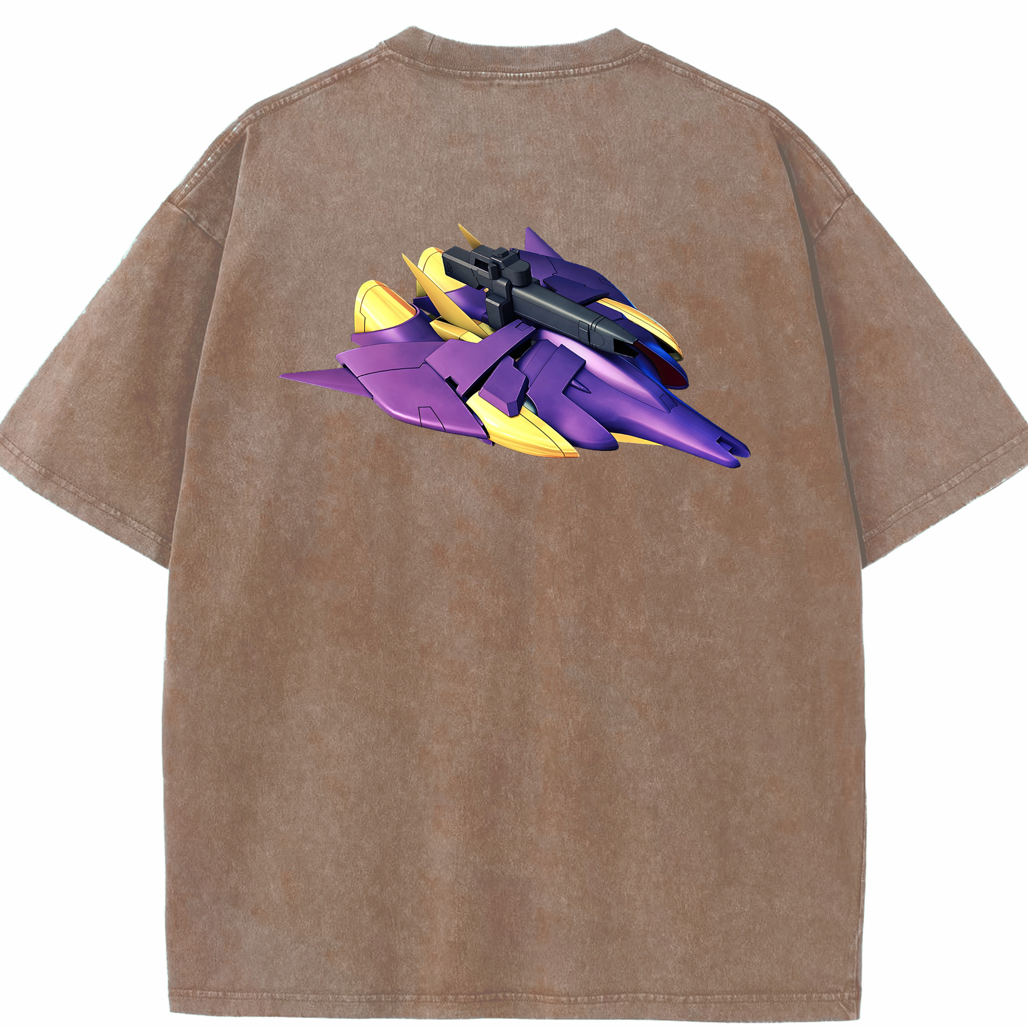 （画像用） 機動戦士ガンダム Mobile Suit Gundam 綿100% ヴィンテージ風 半袖Tシャツ（背面プリント）