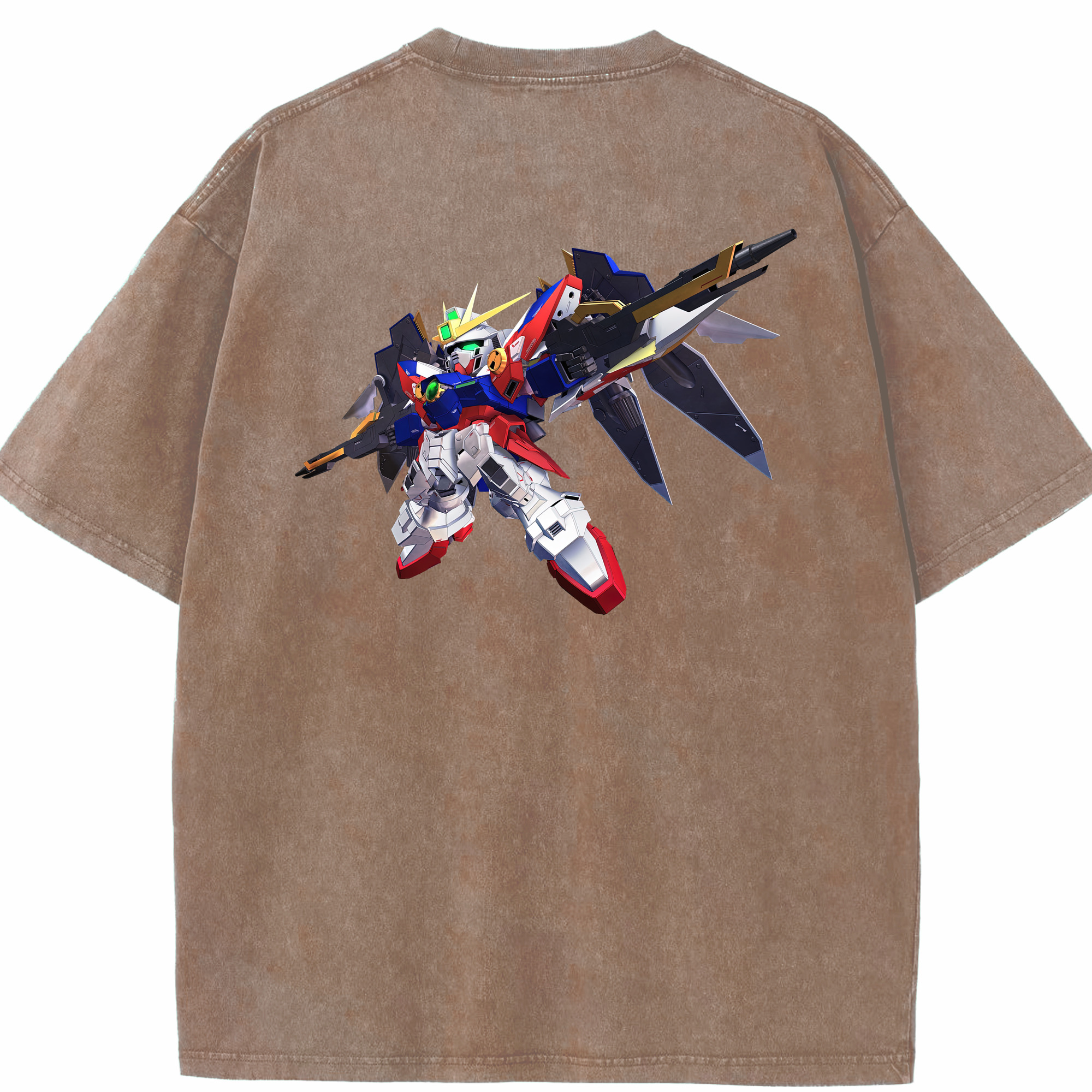 （画像用） 機動戦士ガンダム Mobile Suit Gundam 綿100% ヴィンテージ風 半袖Tシャツ（背面プリント）