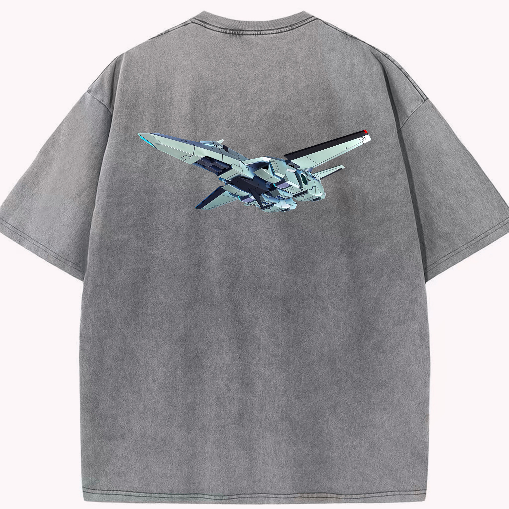（画像用） 機動戦士ガンダム Mobile Suit Gundam 綿100% ヴィンテージ風 半袖Tシャツ（背面プリント）