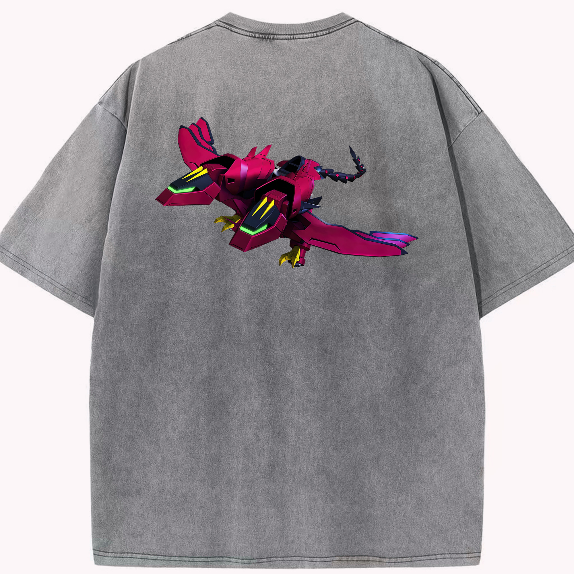 （画像用） 機動戦士ガンダム Mobile Suit Gundam 綿100% ヴィンテージ風 半袖Tシャツ（背面プリント）