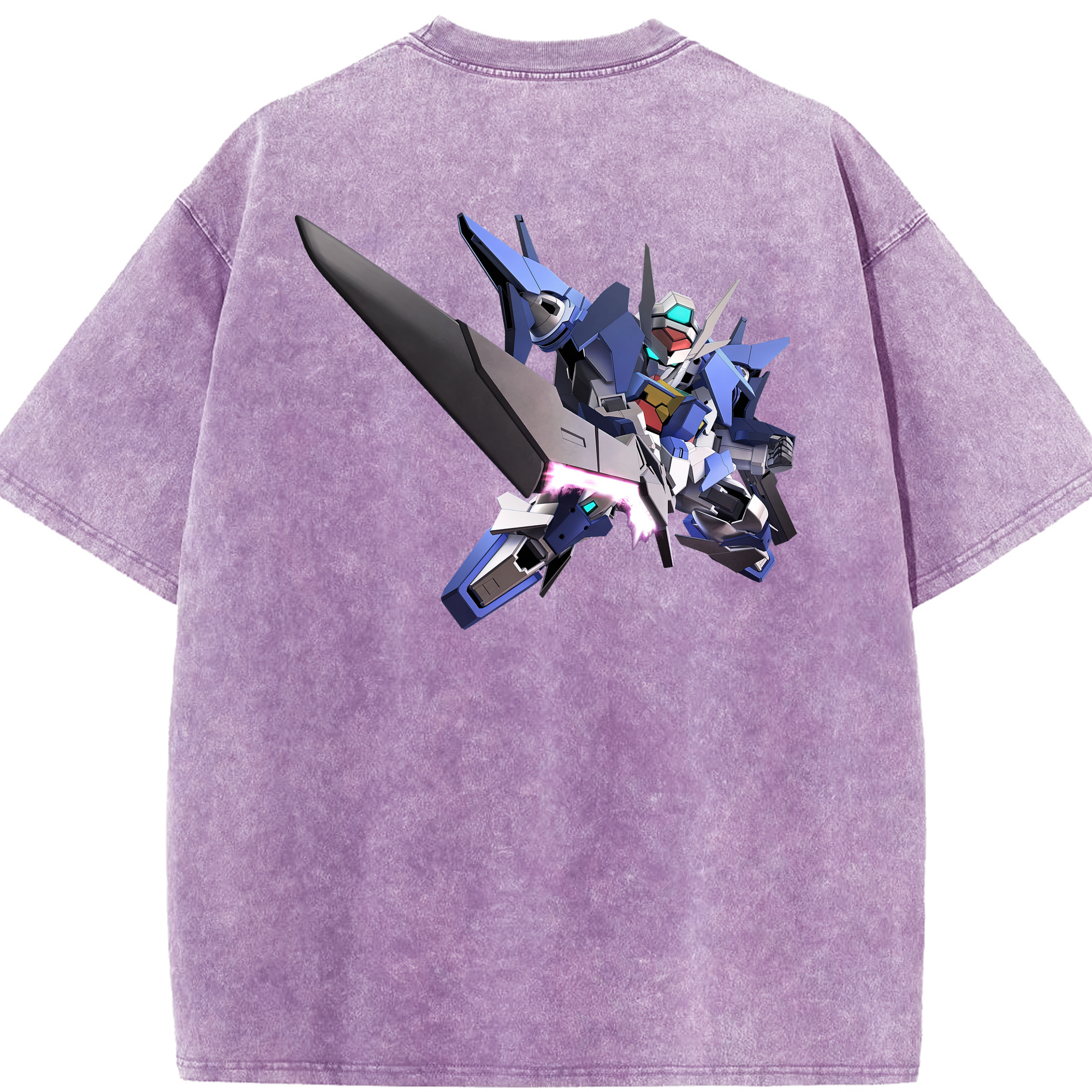 （画像用） 機動戦士ガンダム Mobile Suit Gundam 綿100% ヴィンテージ風 半袖Tシャツ（背面プリント）