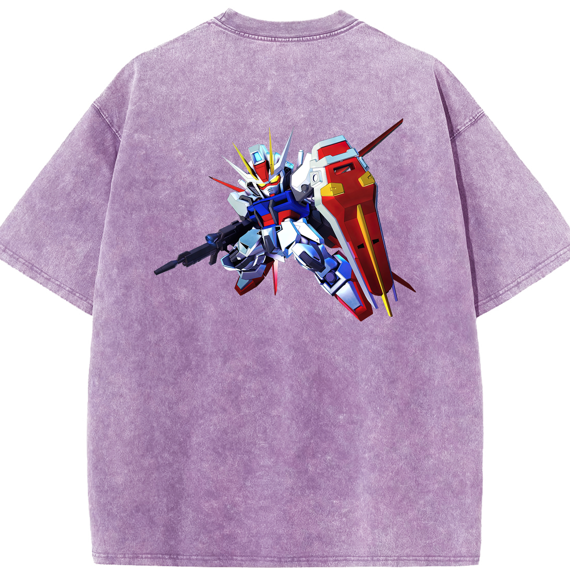（画像用） 機動戦士ガンダム Mobile Suit Gundam 綿100% ヴィンテージ風 半袖Tシャツ（背面プリント）