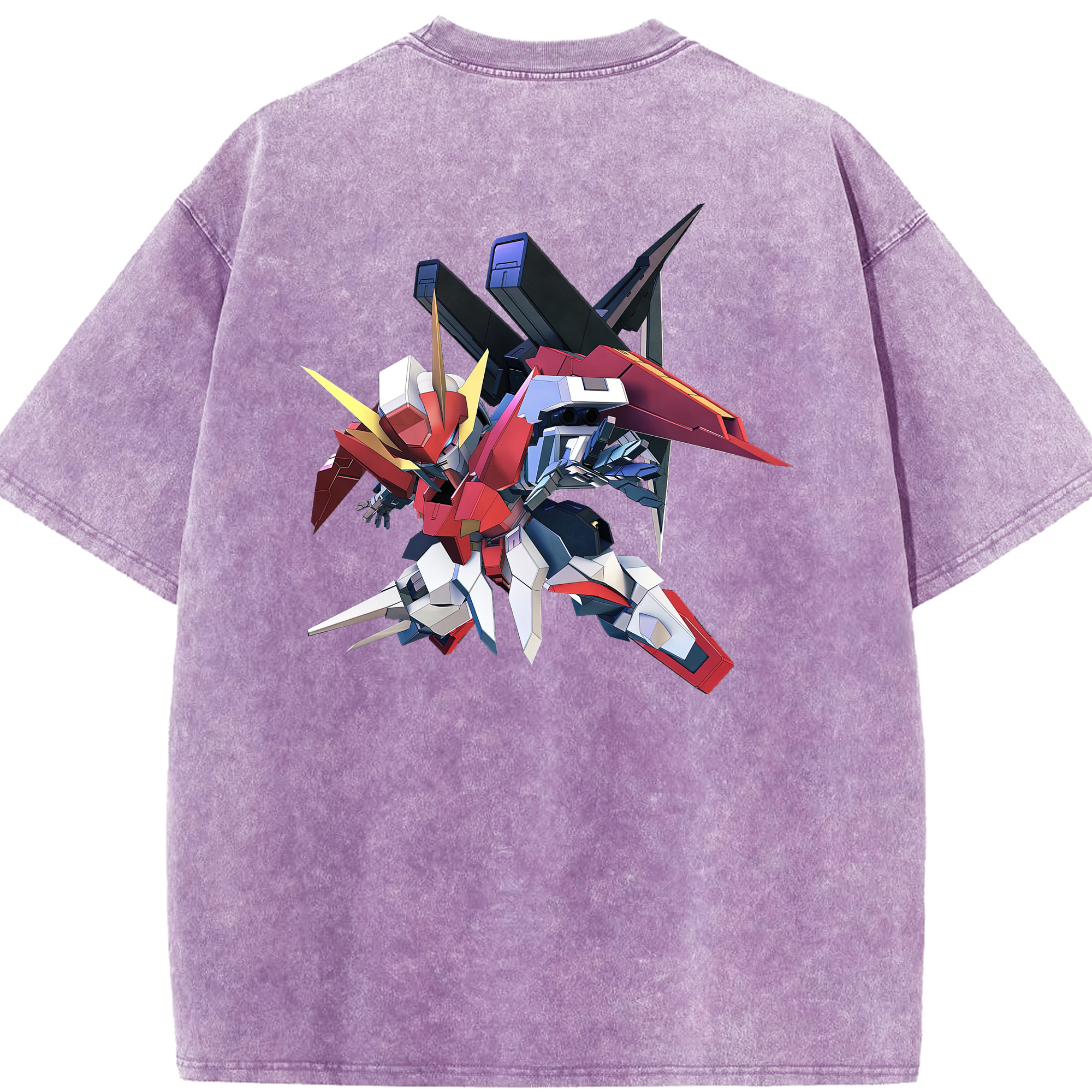（画像用） 機動戦士ガンダム Mobile Suit Gundam 綿100% ヴィンテージ風 半袖Tシャツ（背面プリント）
