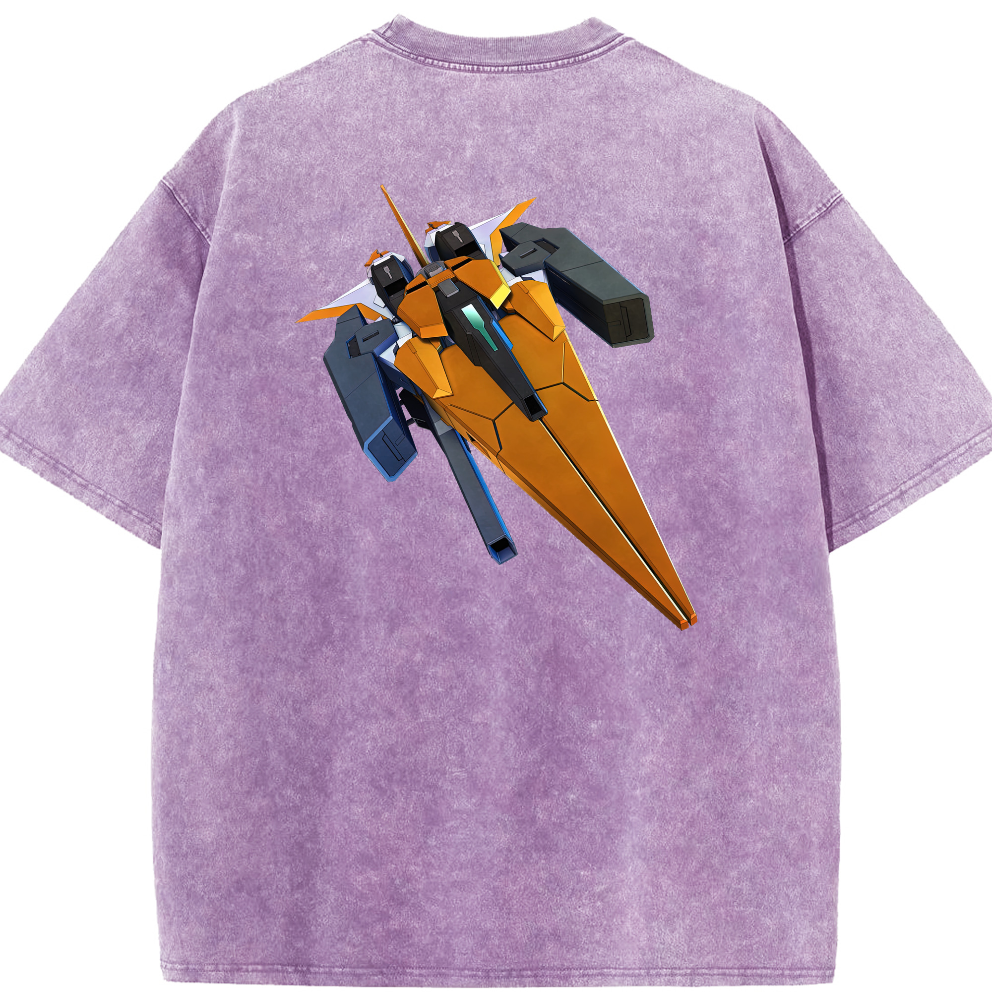 （画像用） 機動戦士ガンダム Mobile Suit Gundam 綿100% ヴィンテージ風 半袖Tシャツ（背面プリント）