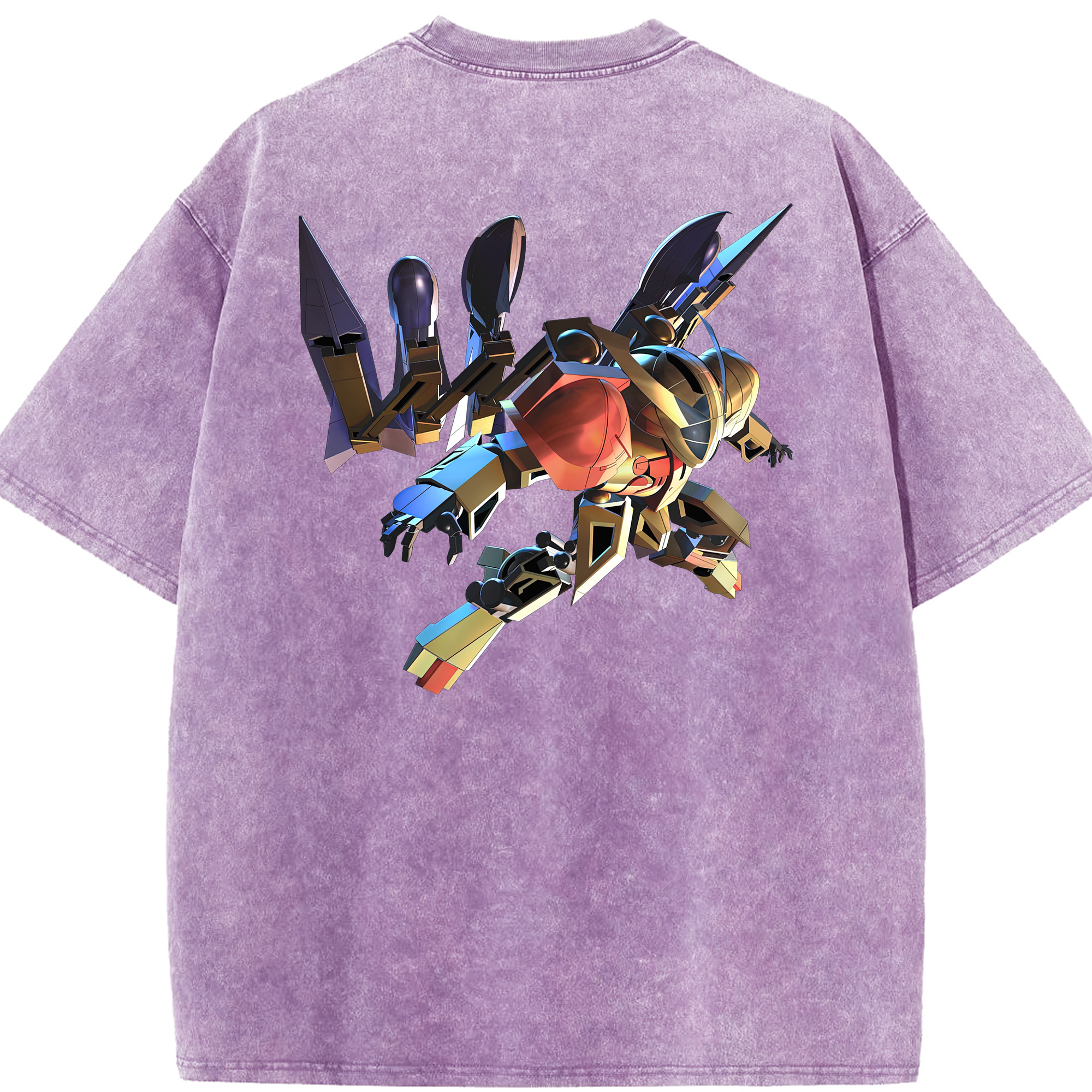 （画像用） 機動戦士ガンダム Mobile Suit Gundam 綿100% ヴィンテージ風 半袖Tシャツ（背面プリント）