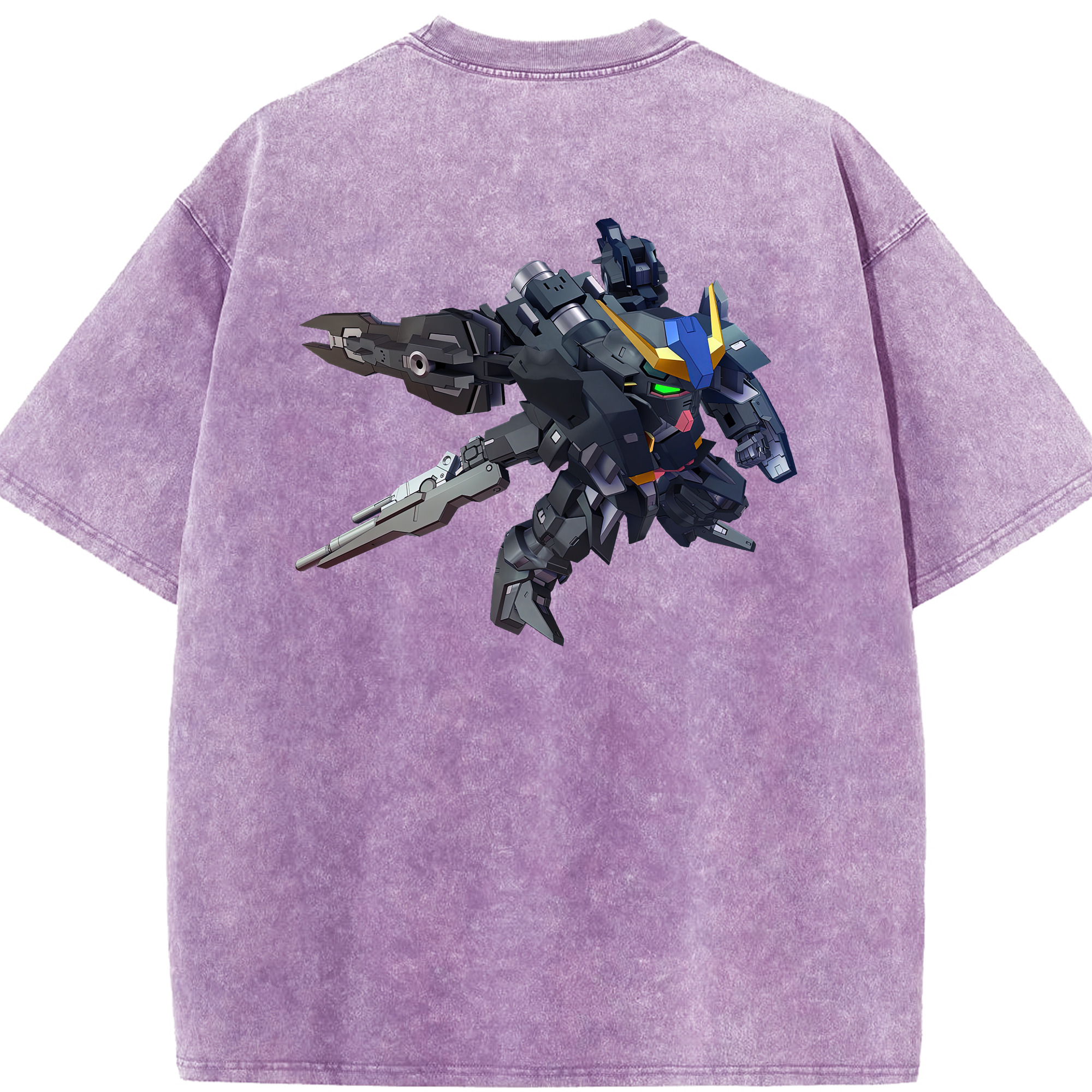 （画像用） 機動戦士ガンダム Mobile Suit Gundam 綿100% ヴィンテージ風 半袖Tシャツ（背面プリント）