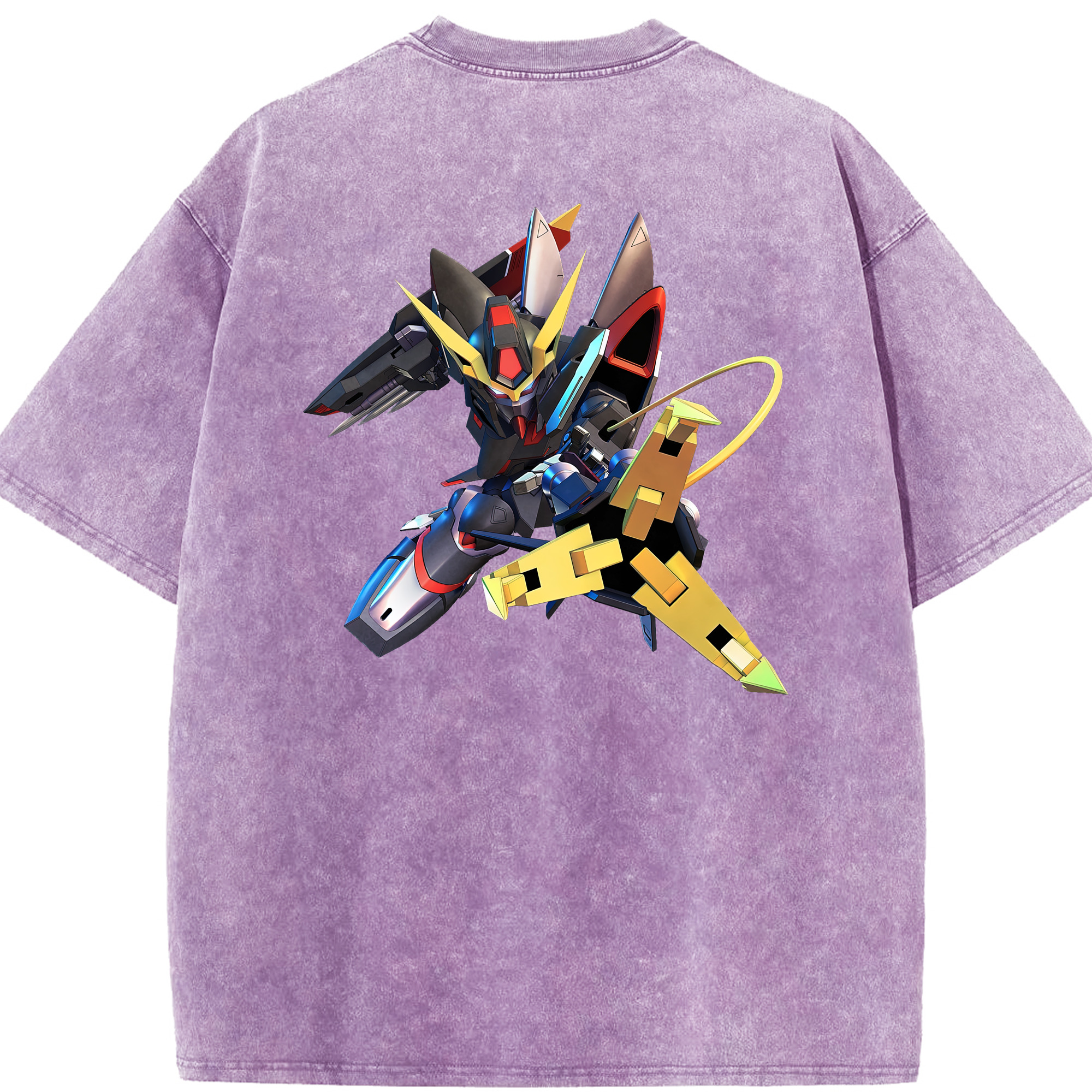 （画像用） 機動戦士ガンダム Mobile Suit Gundam 綿100% ヴィンテージ風 半袖Tシャツ（背面プリント）