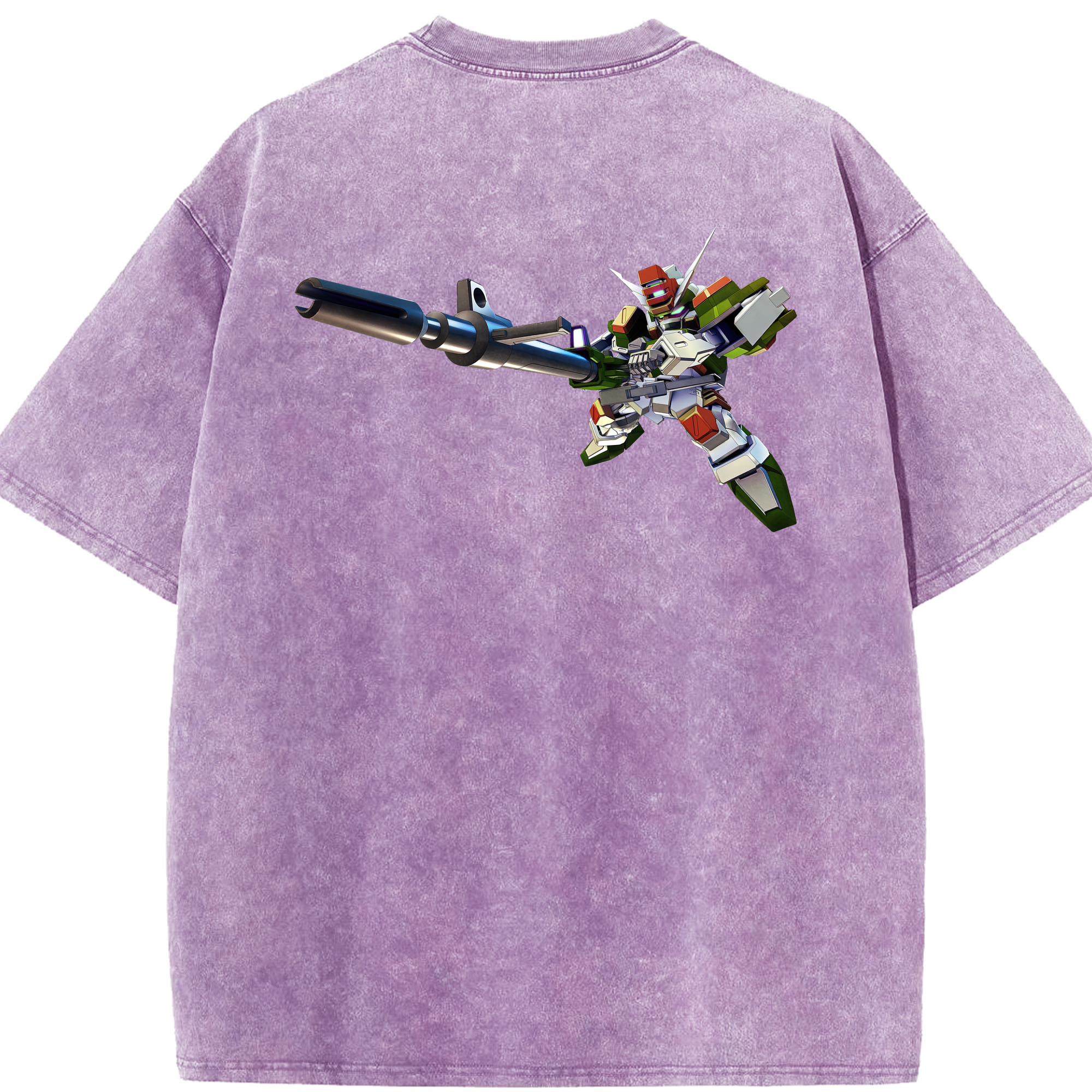 （画像用） 機動戦士ガンダム Mobile Suit Gundam 綿100% ヴィンテージ風 半袖Tシャツ（背面プリント）