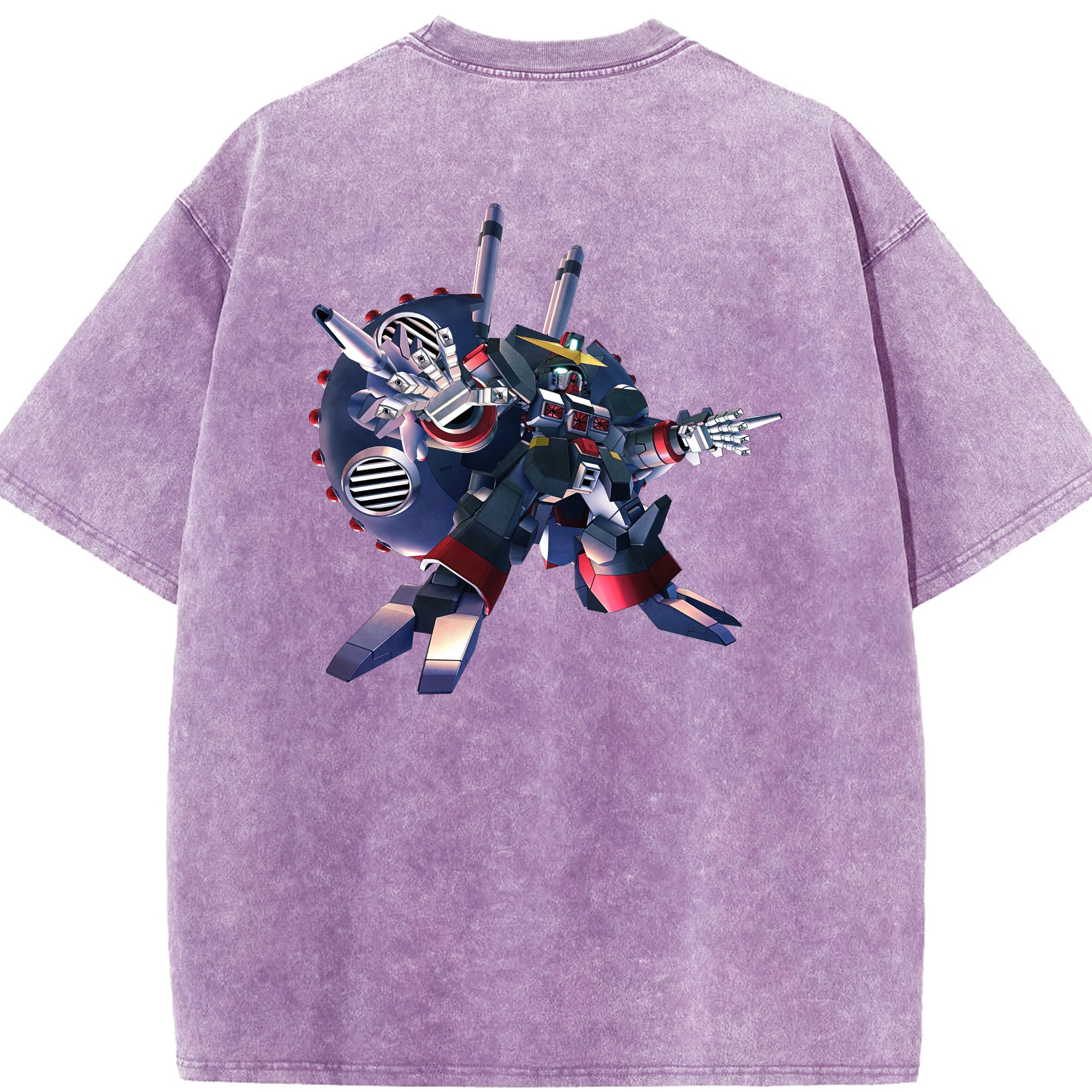 （画像用） 機動戦士ガンダム Mobile Suit Gundam 綿100% ヴィンテージ風 半袖Tシャツ（背面プリント）