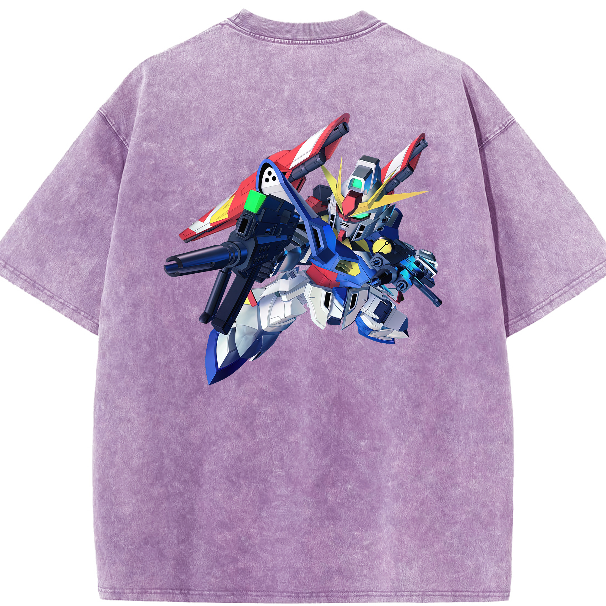 （画像用） 機動戦士ガンダム Mobile Suit Gundam 綿100% ヴィンテージ風 半袖Tシャツ（背面プリント）
