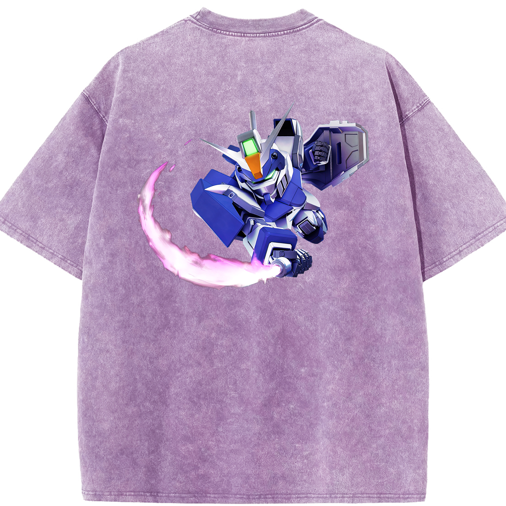 （画像用） 機動戦士ガンダム Mobile Suit Gundam 綿100% ヴィンテージ風 半袖Tシャツ（背面プリント）