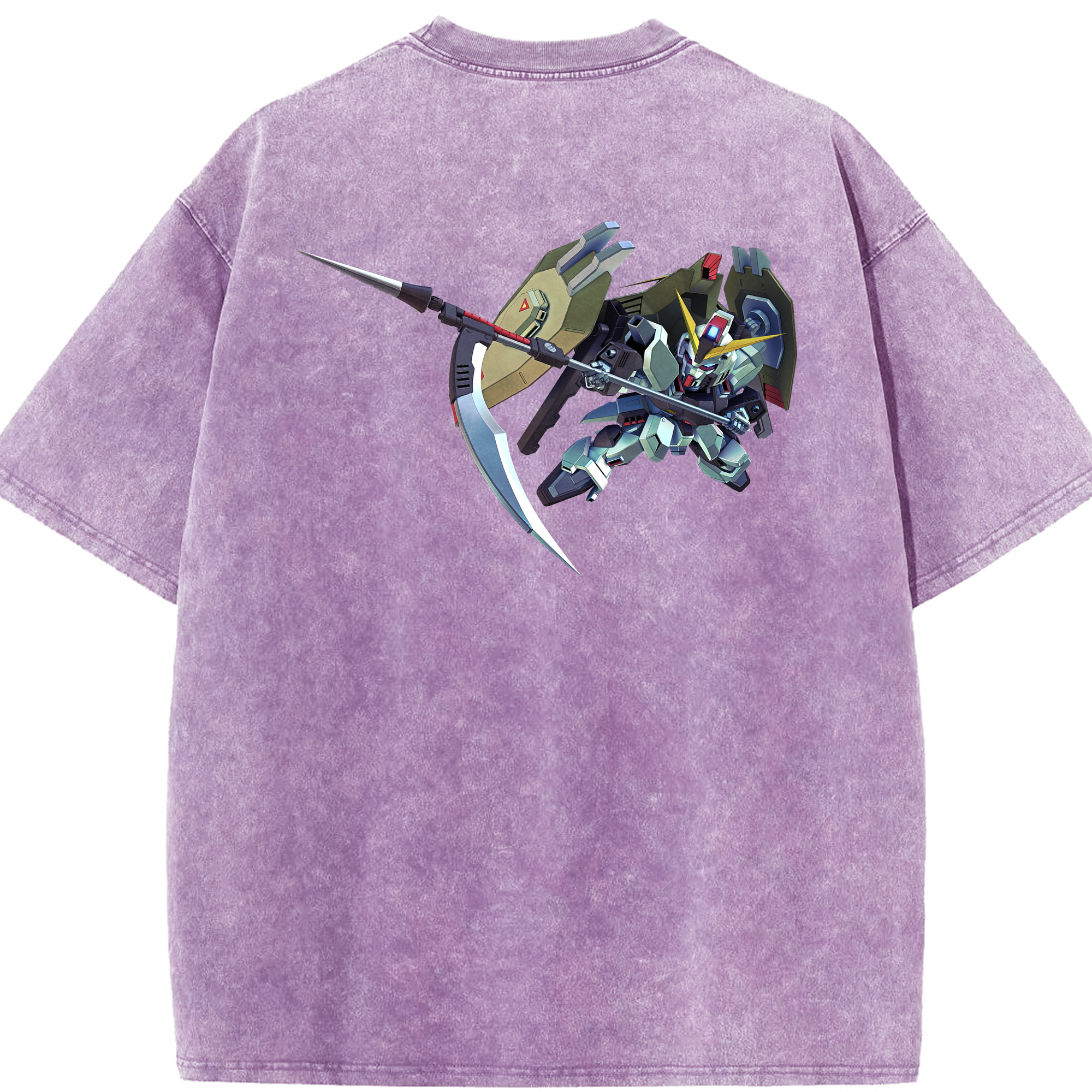 （画像用） 機動戦士ガンダム Mobile Suit Gundam 綿100% ヴィンテージ風 半袖Tシャツ（背面プリント）