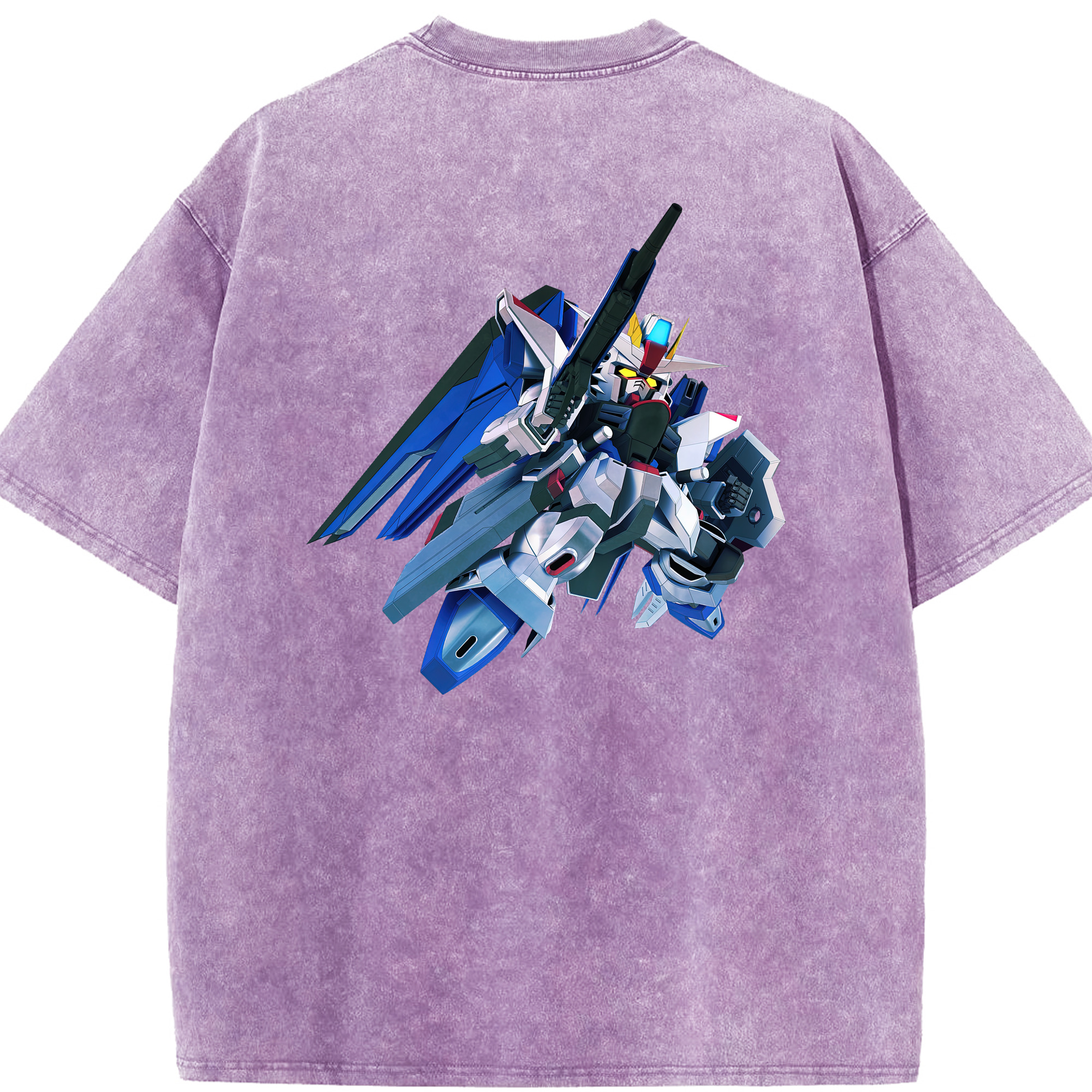 （画像用） 機動戦士ガンダム Mobile Suit Gundam 綿100% ヴィンテージ風 半袖Tシャツ（背面プリント）